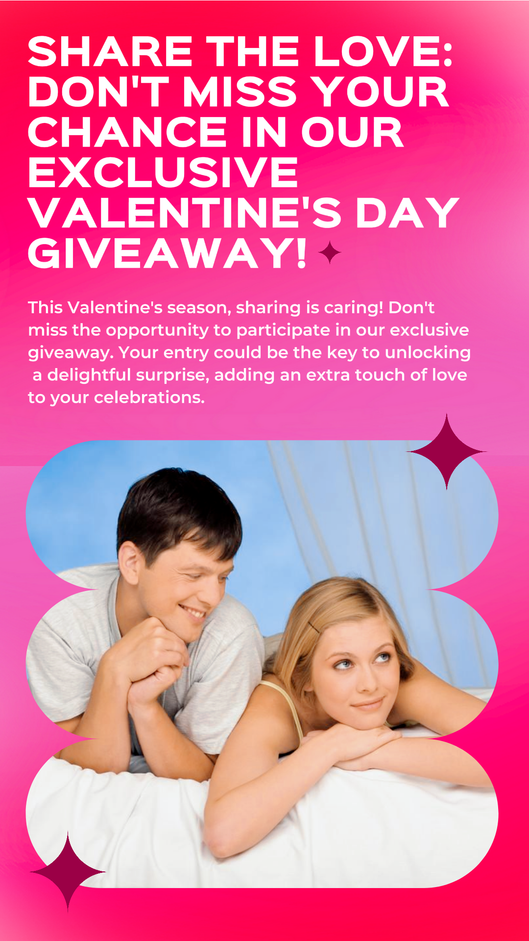 Valentine's Day Giveaway Instagram Story Gradient