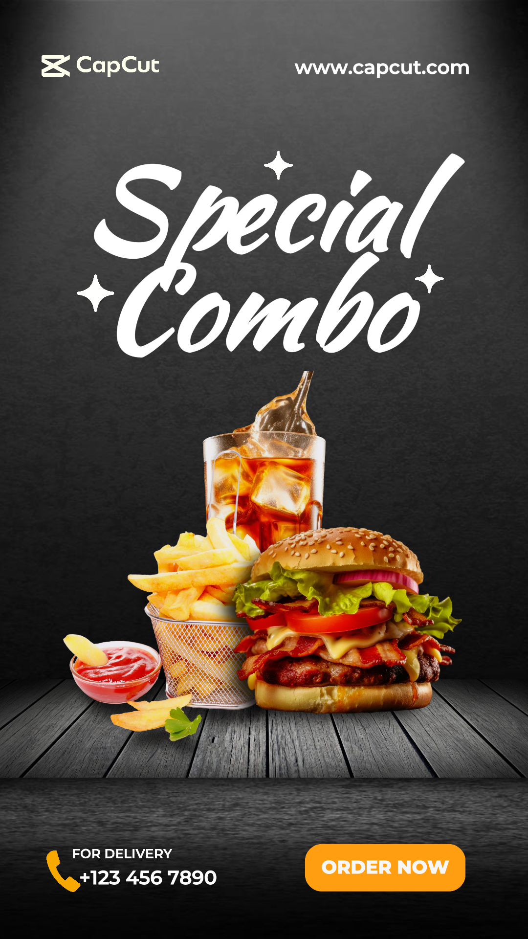História Especial Do Combo Burger No Instagram