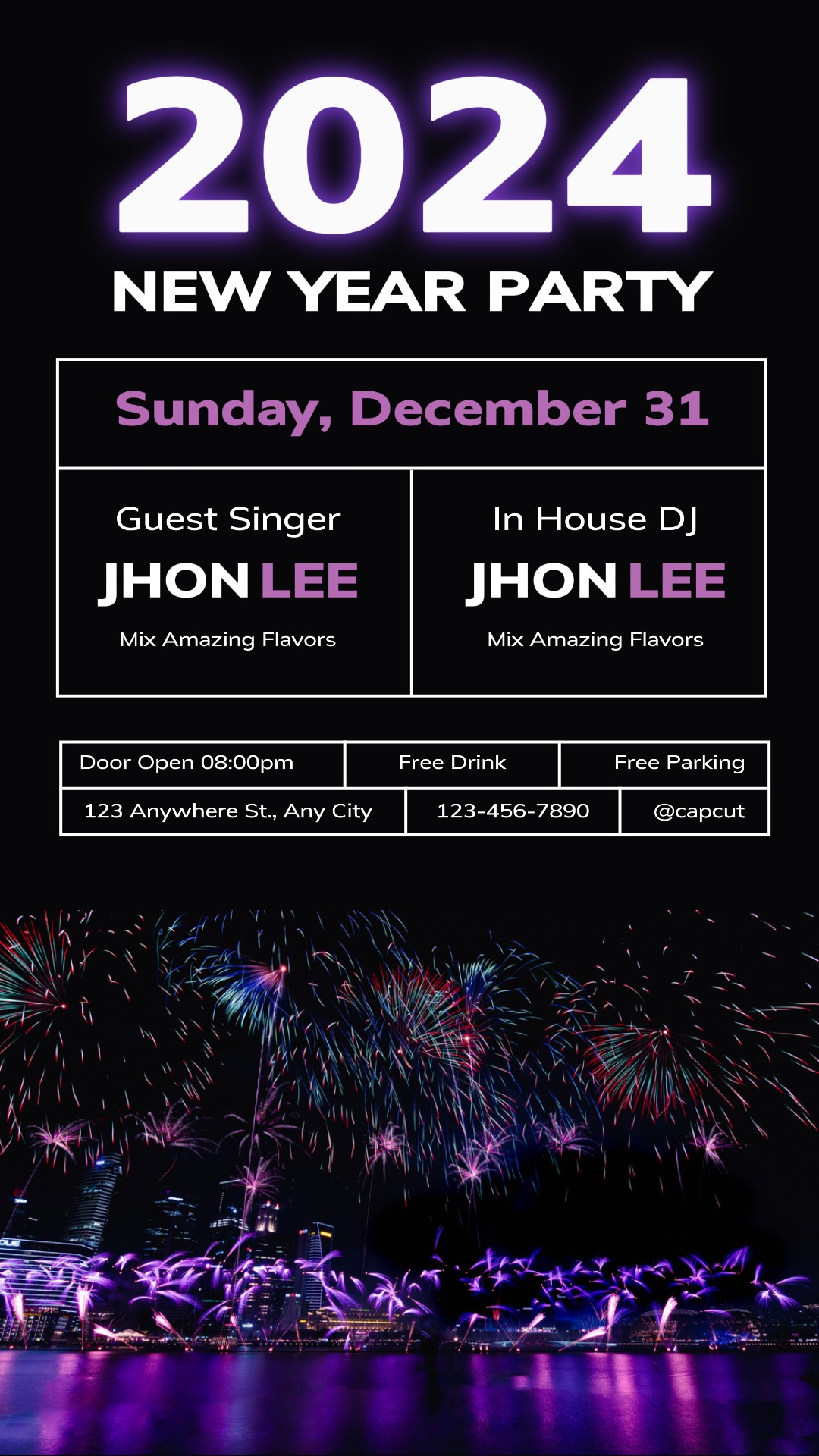 Autres industries Promotion de la fête du Nouvel An 2024