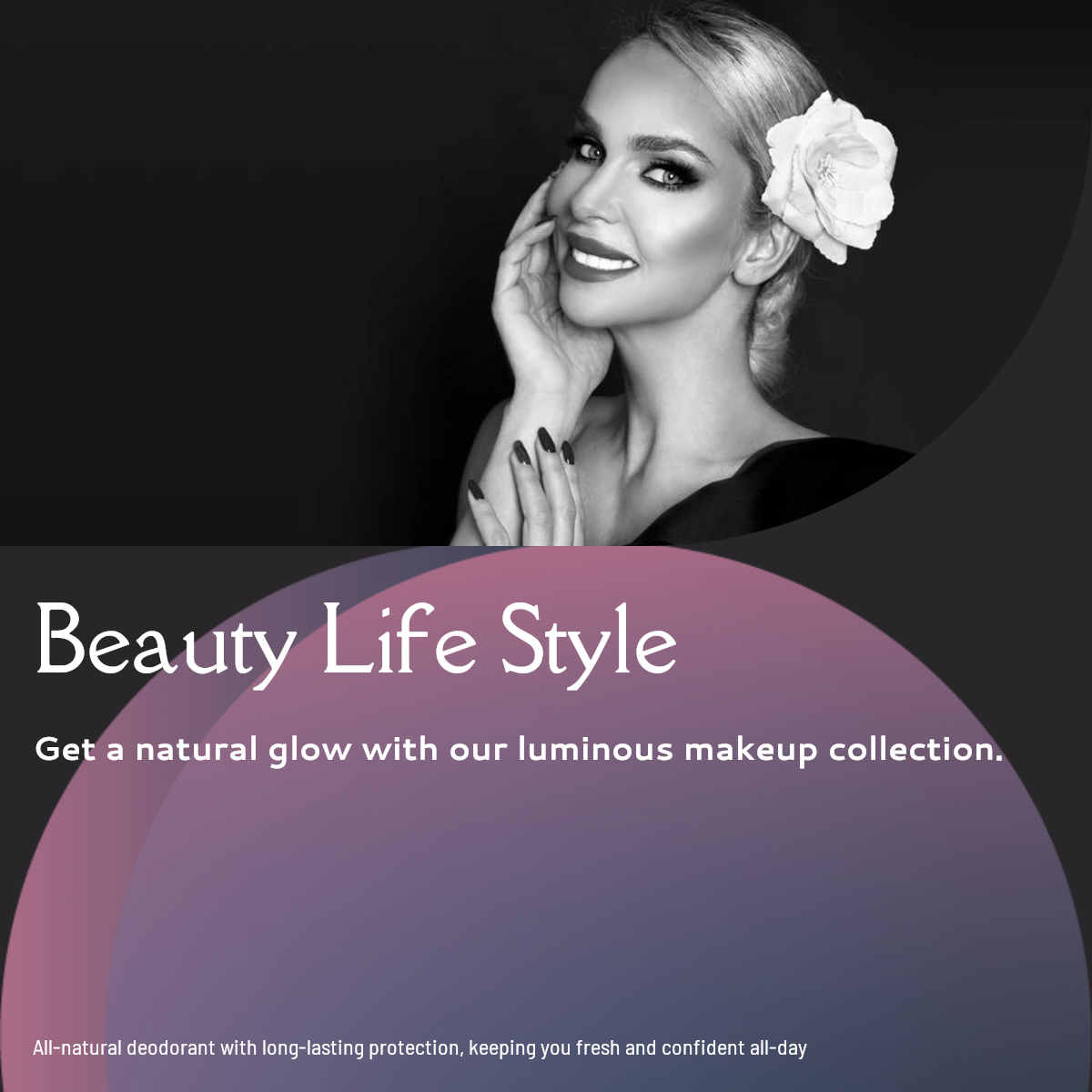 Présentoir de produits de beauté et de soins personnels