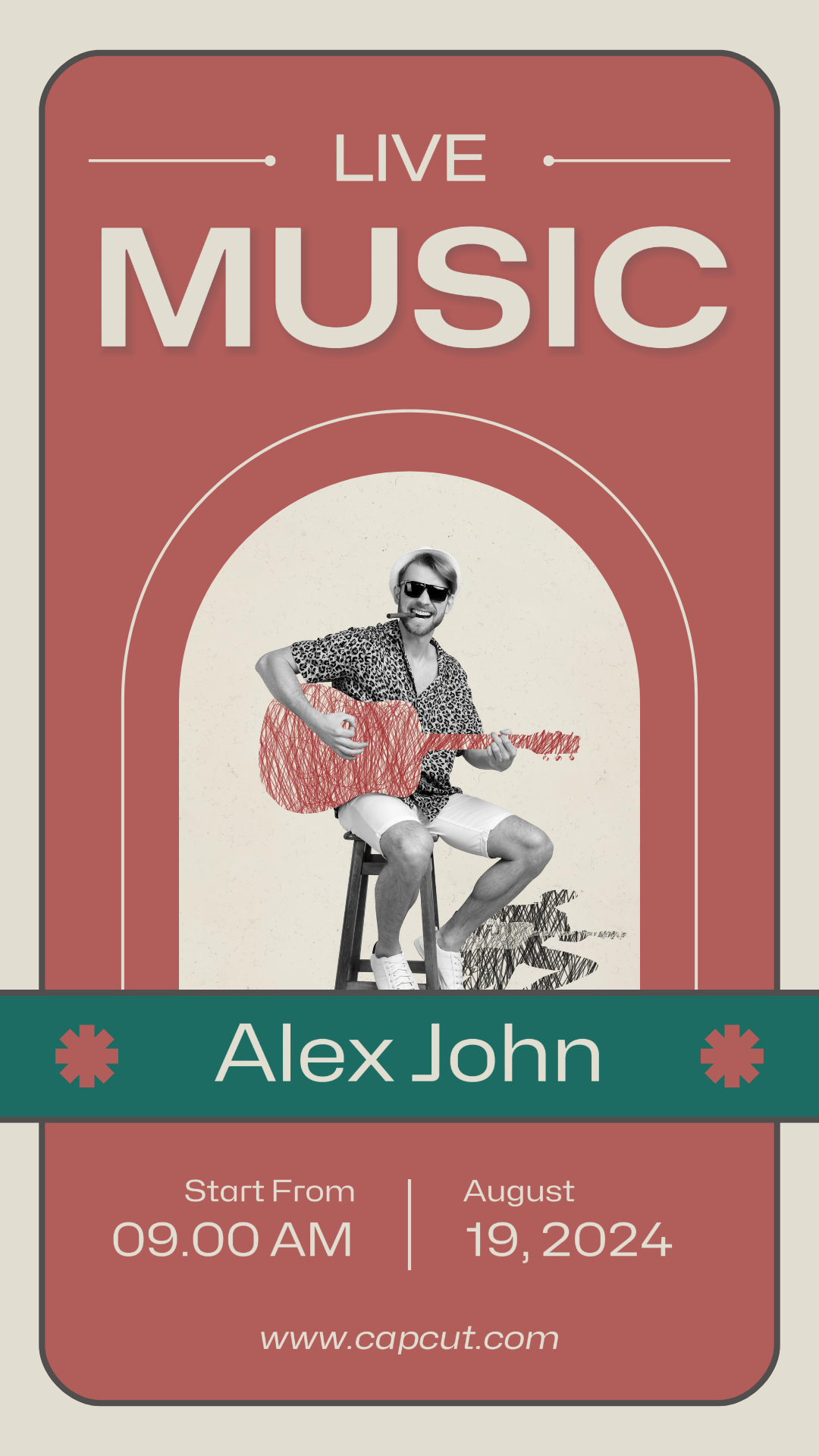 Hiburan Musik Langsung Cerita Instagram Merah