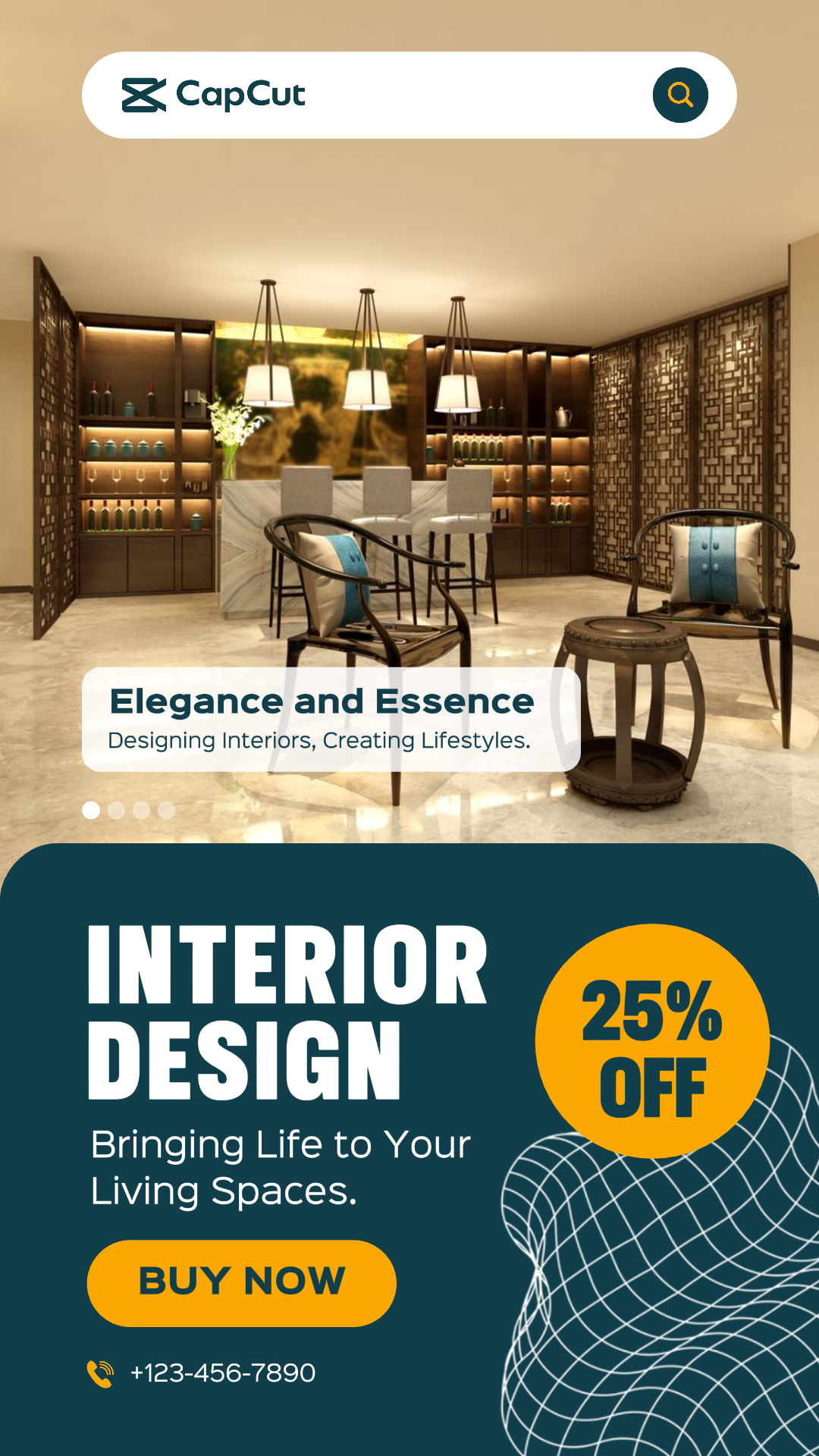 Promosi Desain Interior Kisah Instagram