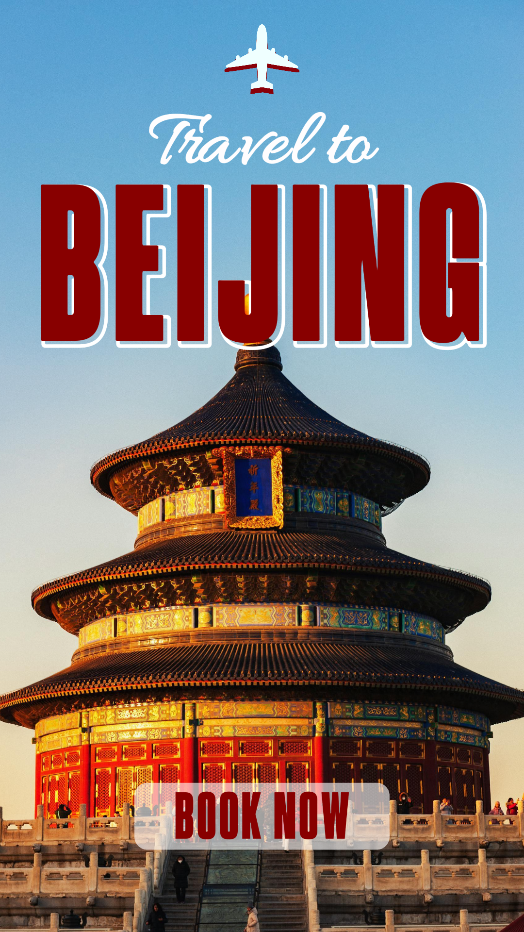 Voyage - Affiche marketing Voyage à Pékin