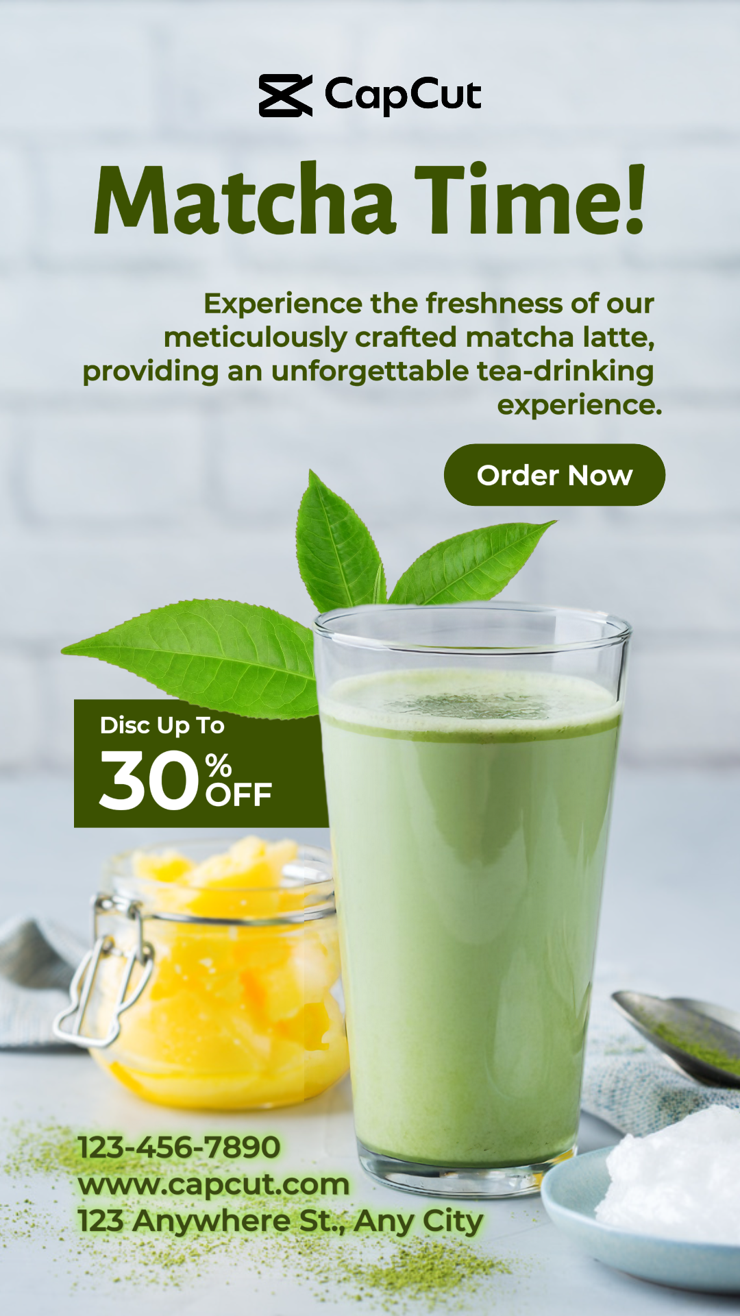 Matcha Time Instagram Story