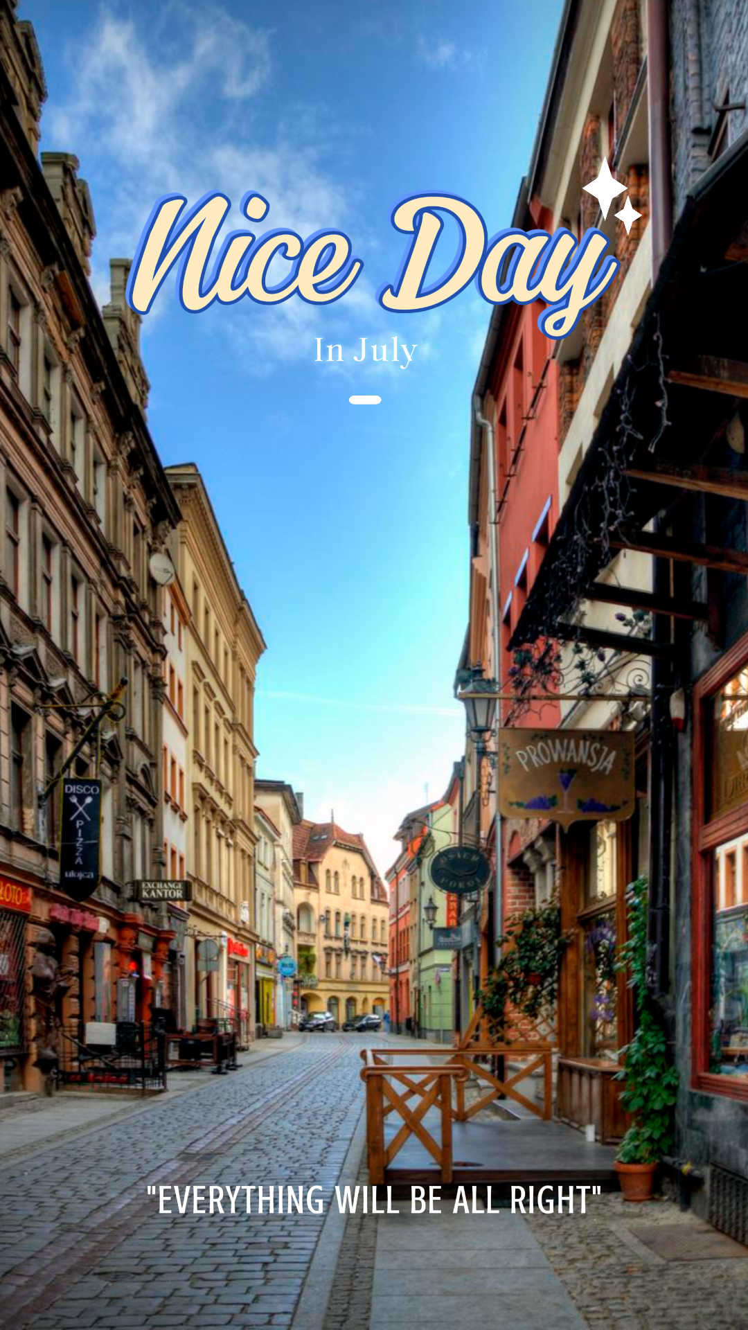 Fondo de pantalla cartel creativo esquina de la ciudad