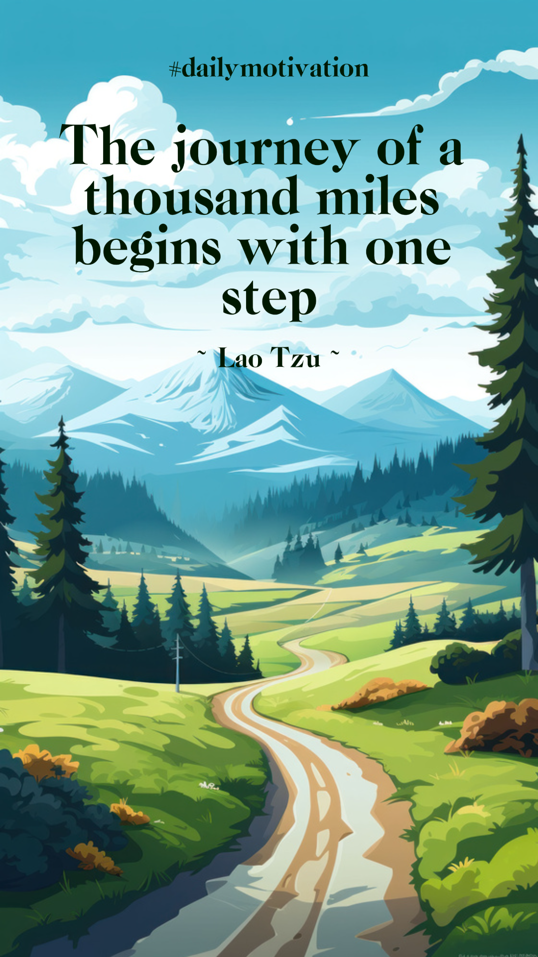 General Creative Poster Daily Greetings Motivation