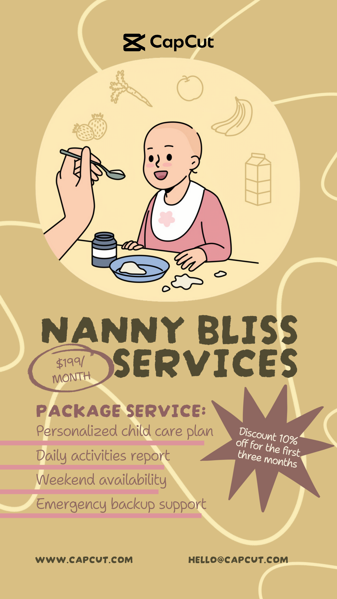 Life Service Nanny Promotion Instagram Story