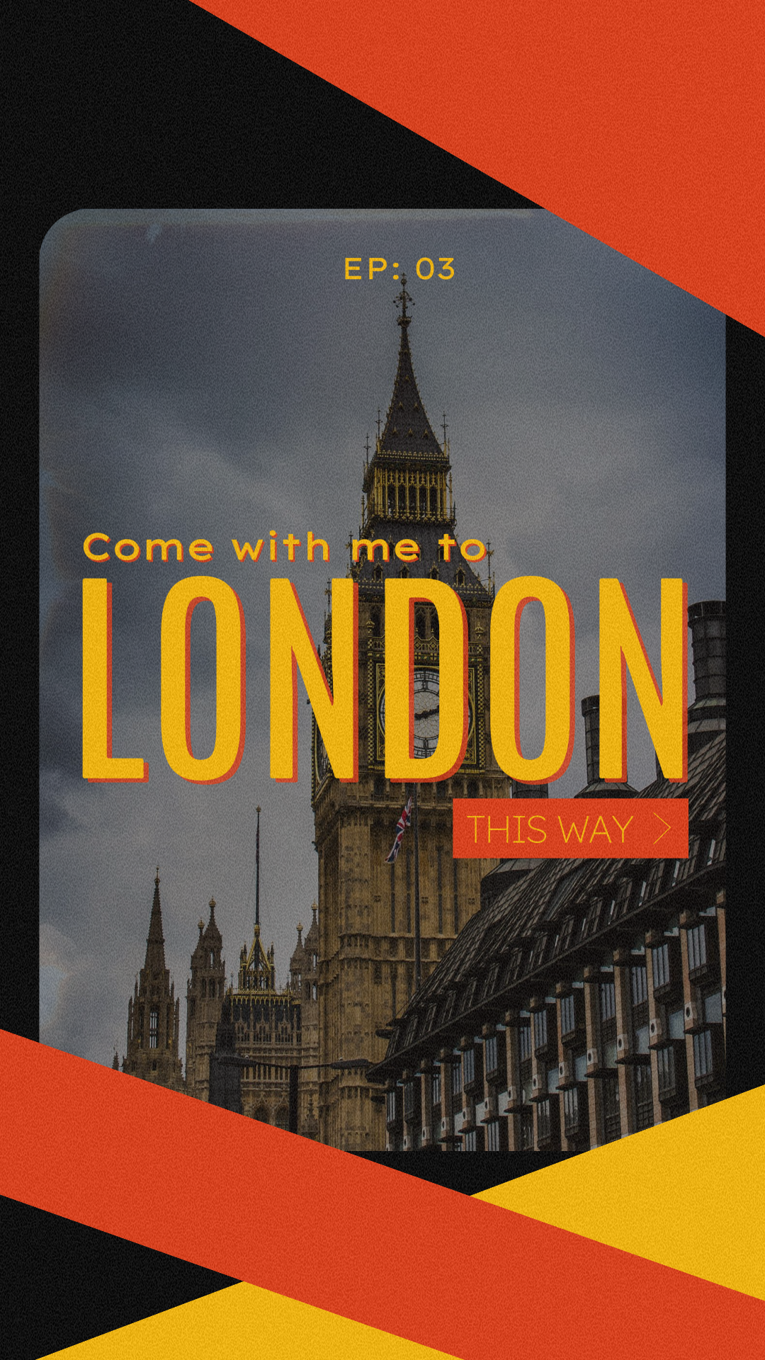 TikTok Thumbnail Reisen Komm mit mir nach London