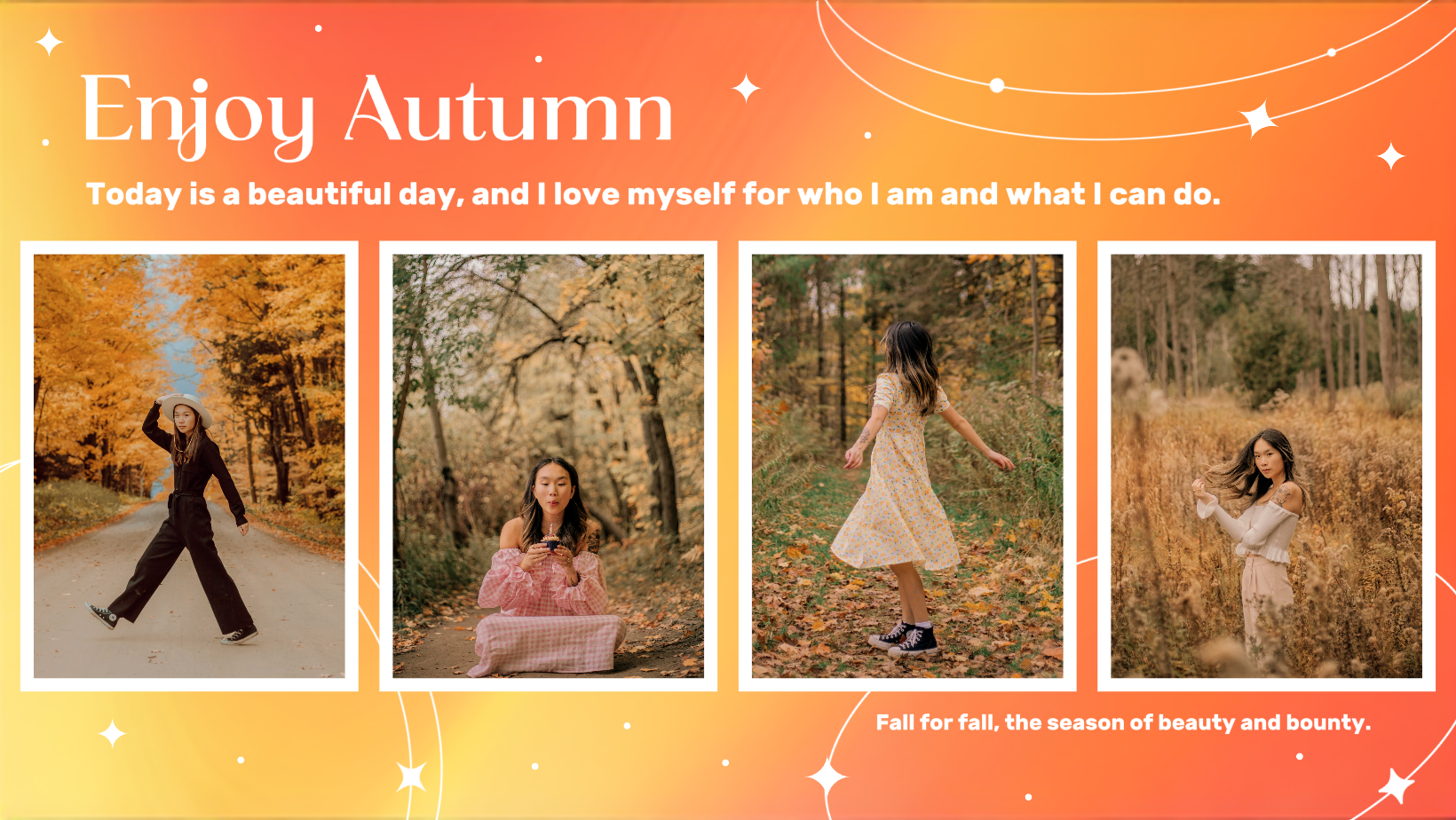 Portada de Facebook sin marketing Otoño minimalista