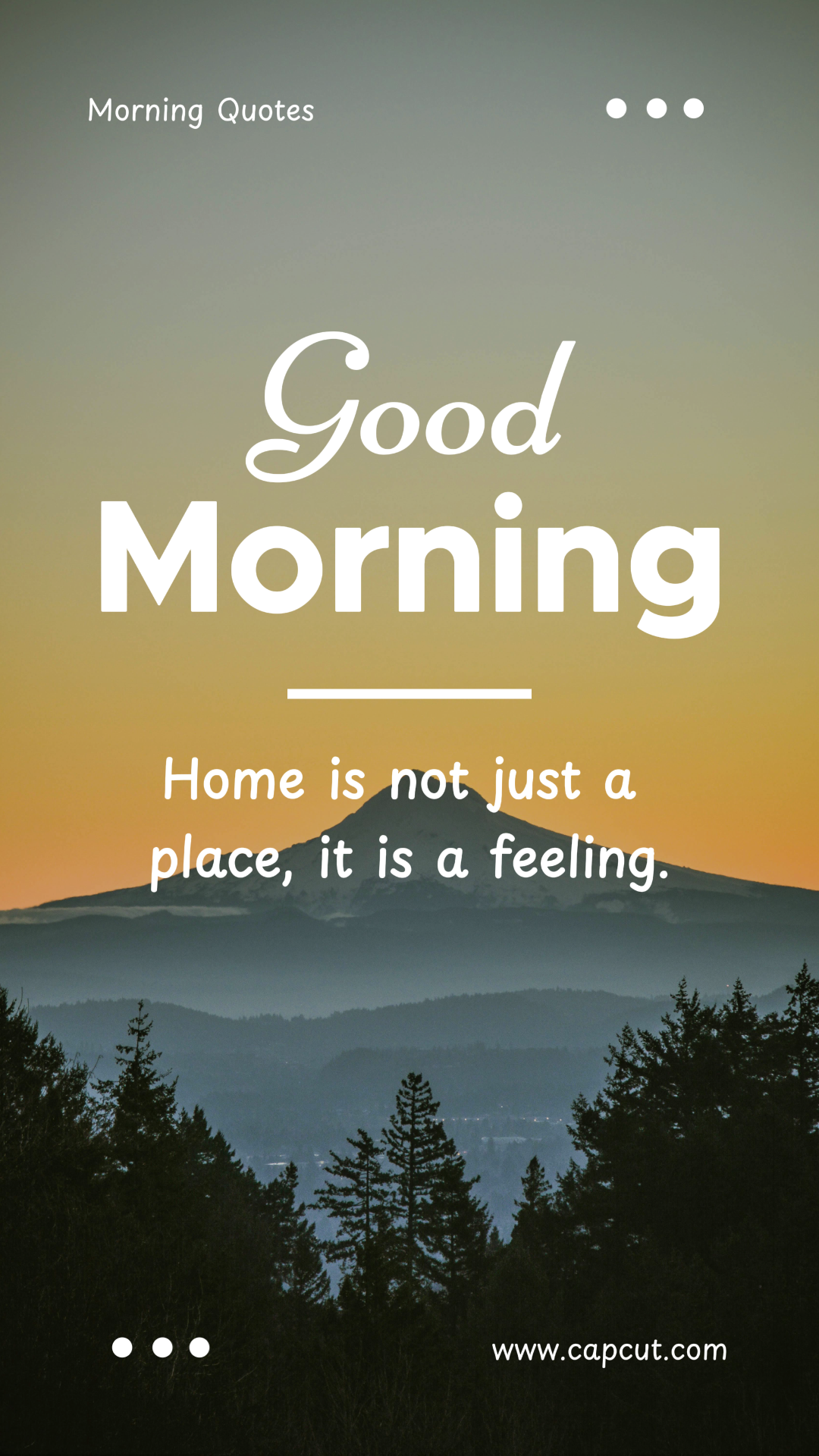 Kutipan poster kreatif Tiktok thumbnail selamat pagi