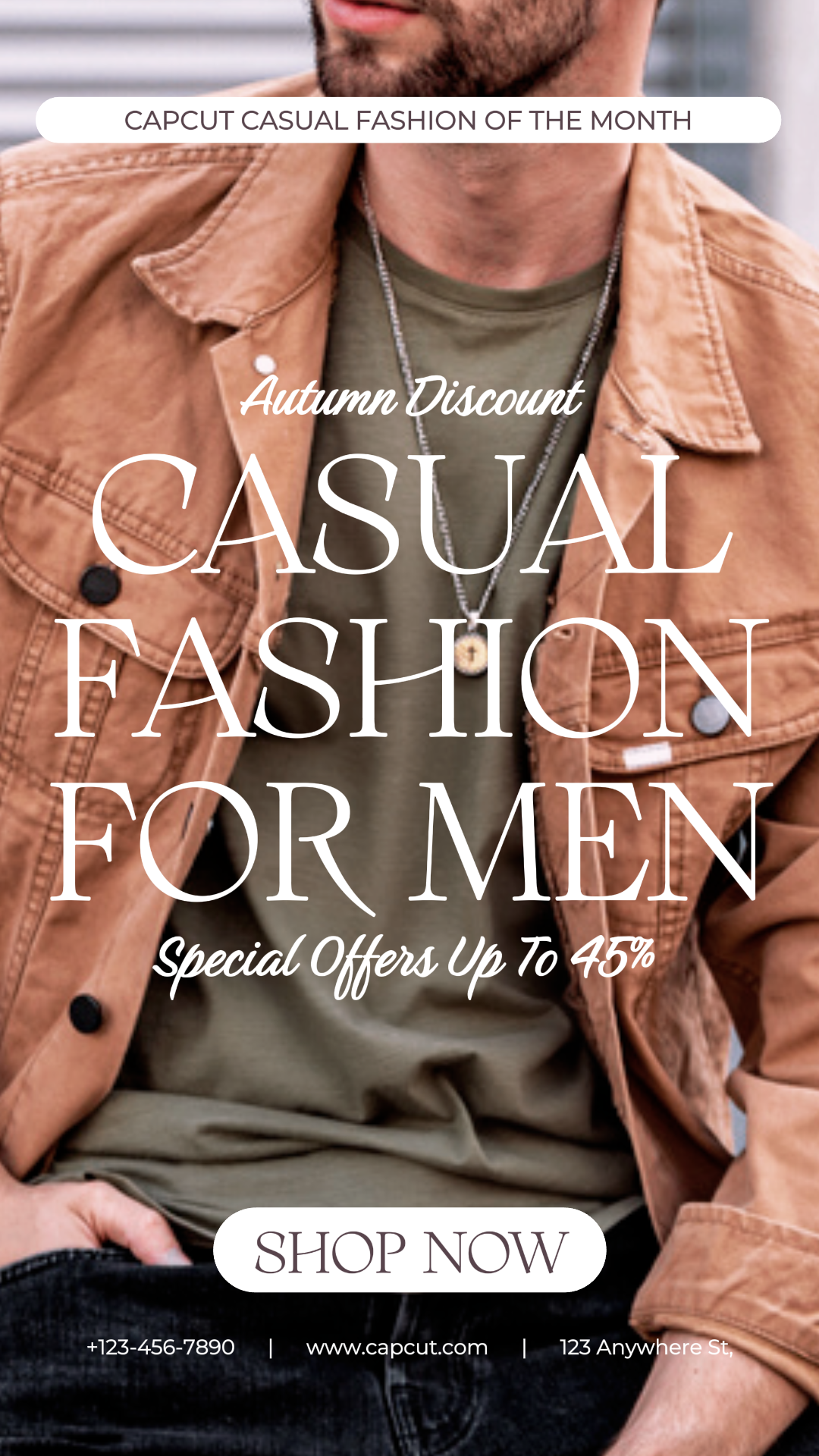 Instastory Promosi Pria Fashion Kasual