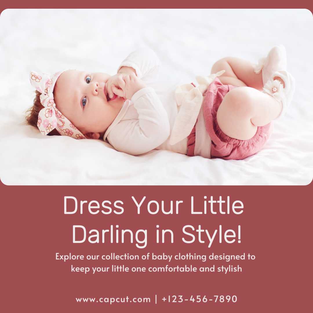 Mode Babykleidung Display Instagram Post