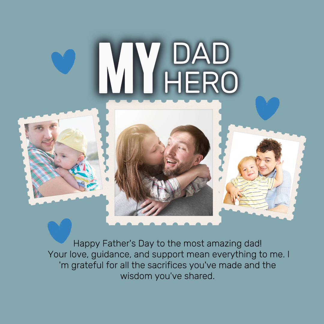 Father's Day Creative Poster Instagram Post Hero