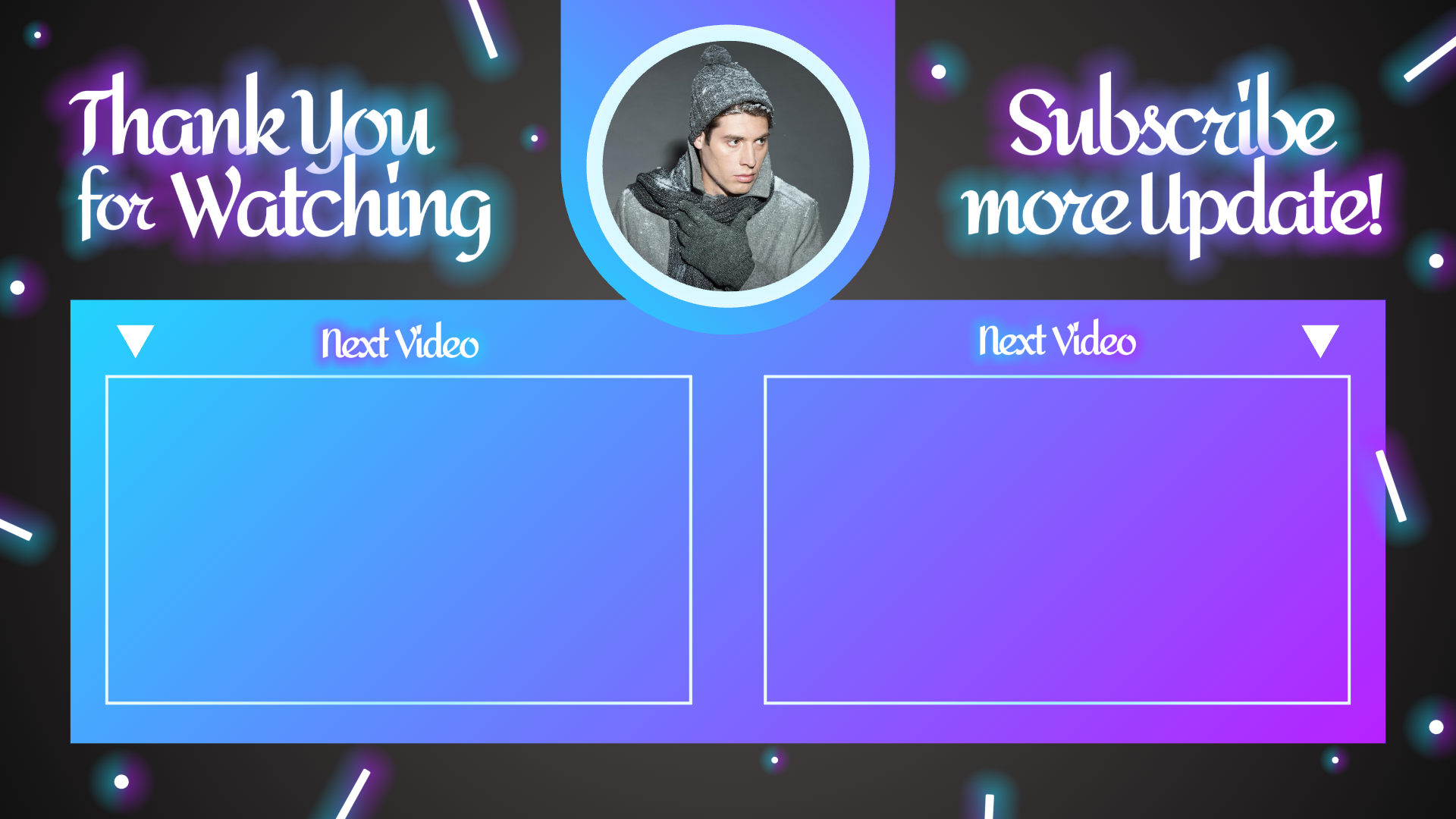 Non-marketing Youtube Endscreen Space Light