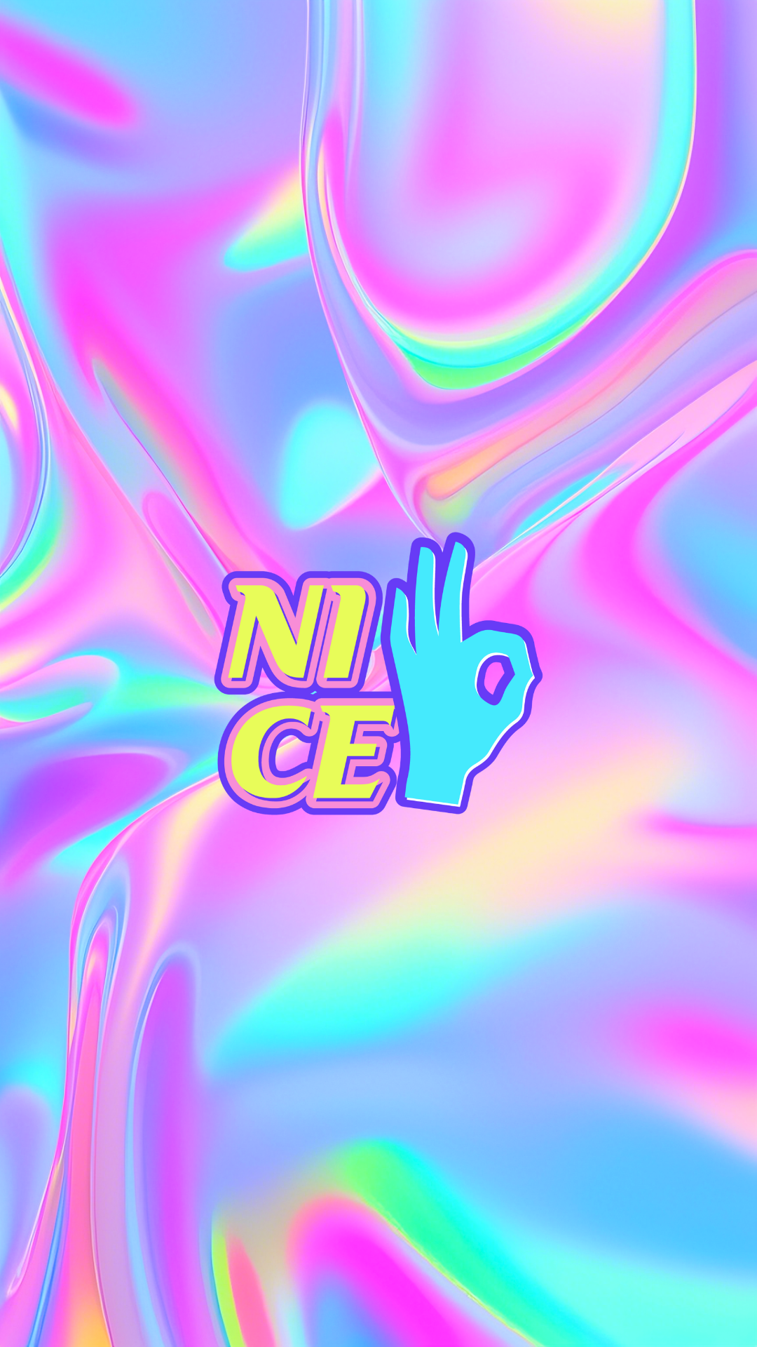 Fond d'écran 9 : 16 Beau holographique