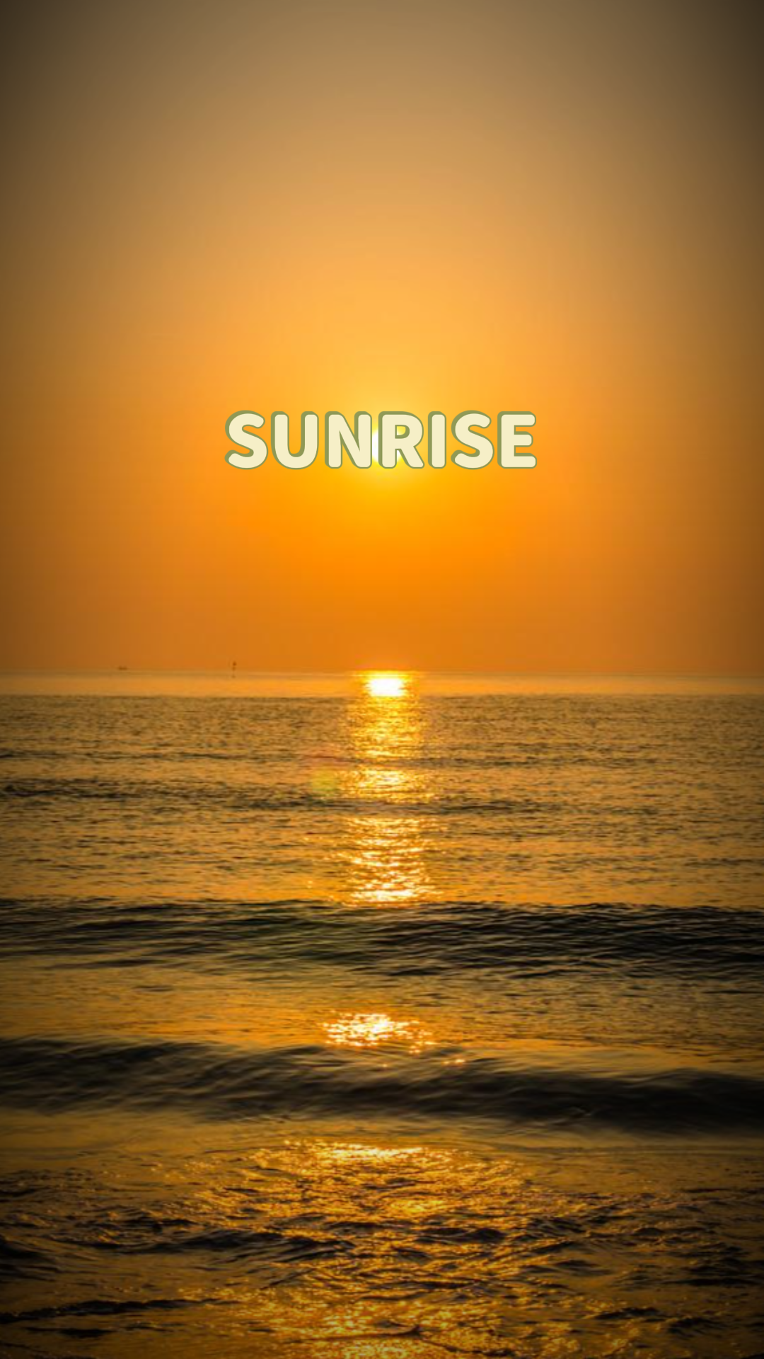 Generam Wallpaper Creative Poster Instagram Story Landscape Sunset Ocean