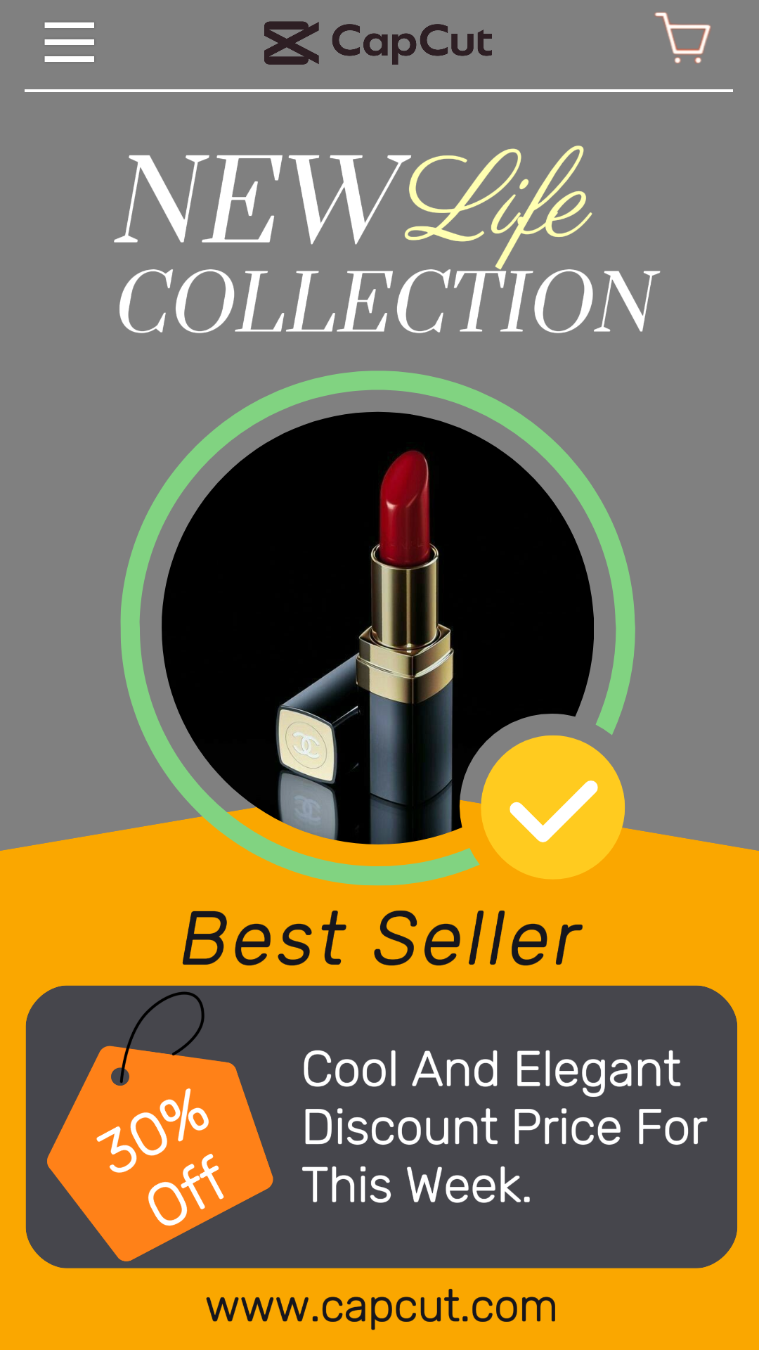 capcut template cover