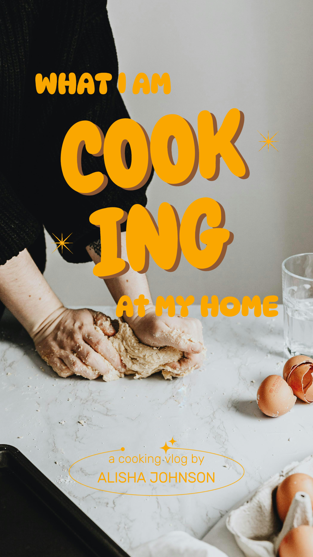 Vignette tiktok cuisine à la maison vlog orange