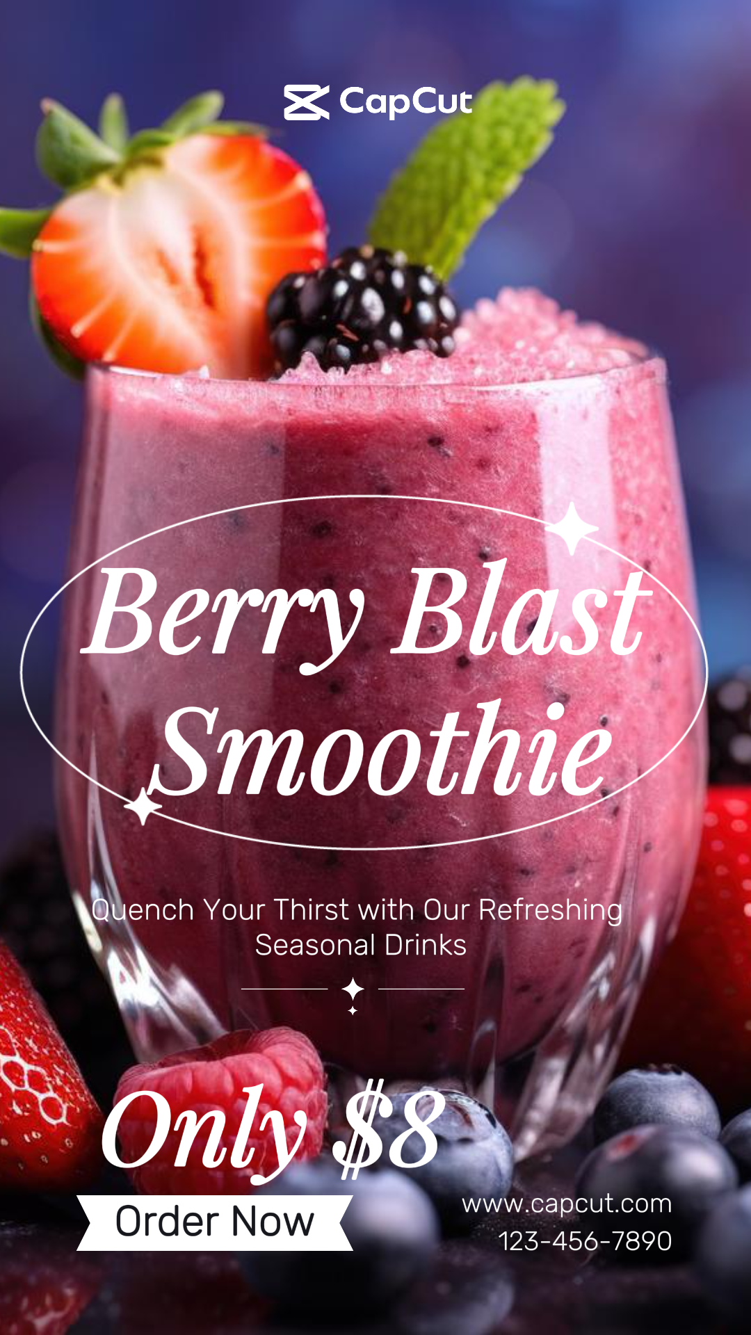 Alimentos e bebidas - Poster de marketing Promoção Instagram Story