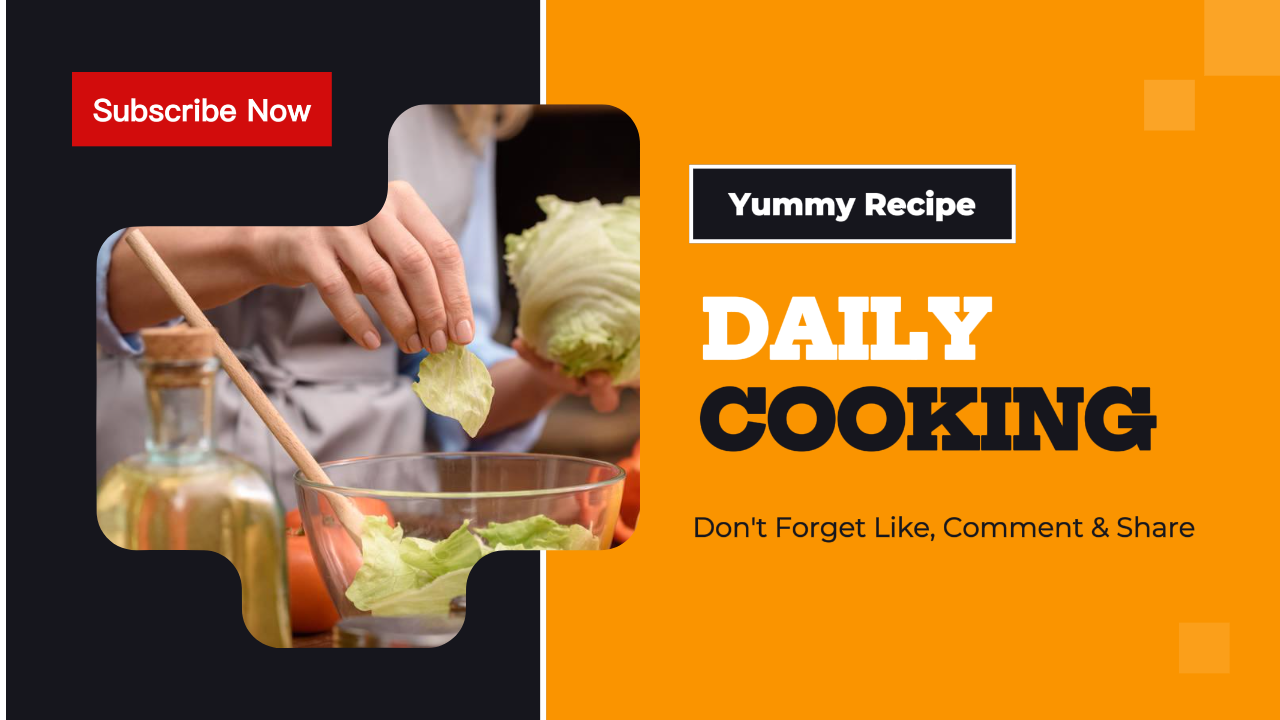 Miniatura do YouTube de culinária diária