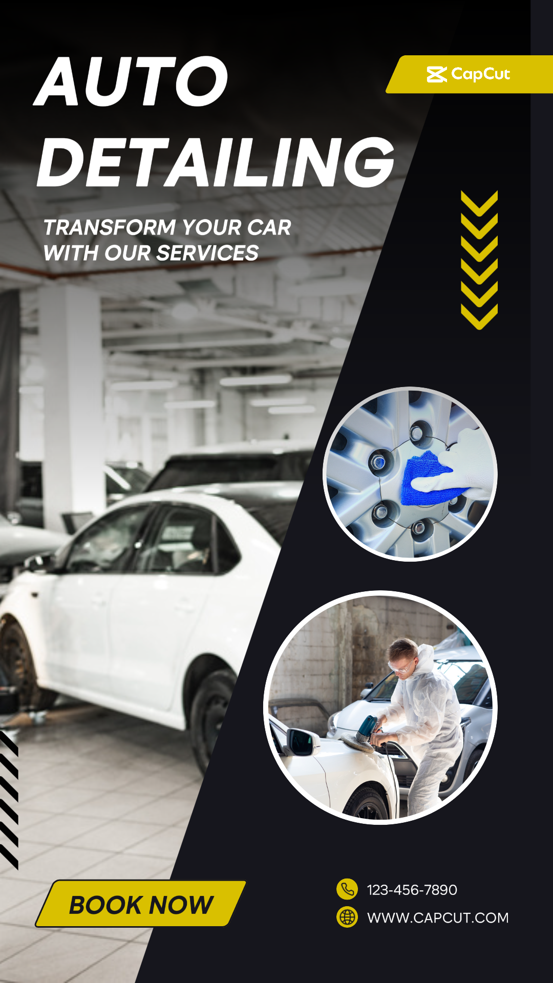 Autos - Marketing-Poster Autoreparatur Instagram Story