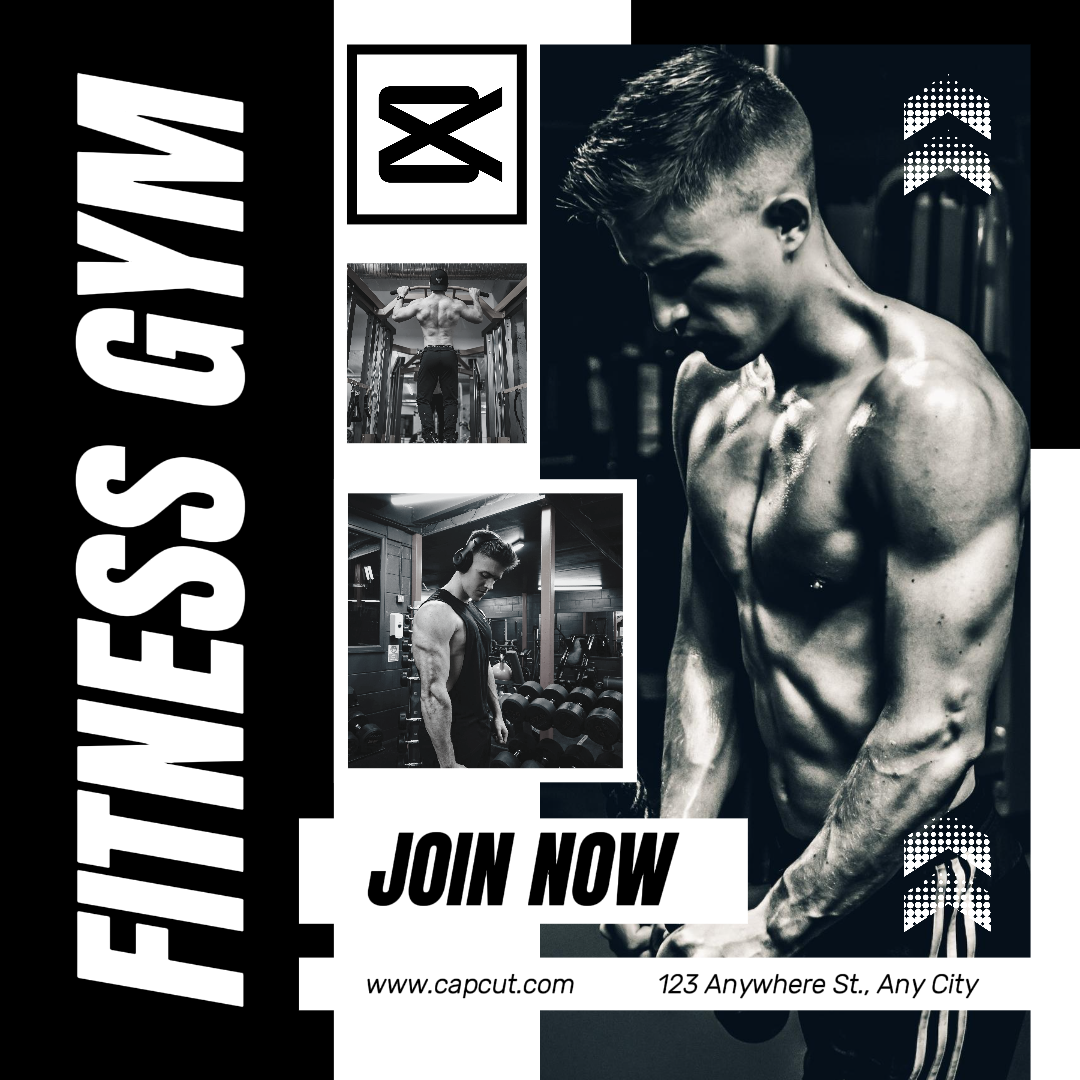 Workout and fitness - Marketing Fitness Gym Instagram Post
