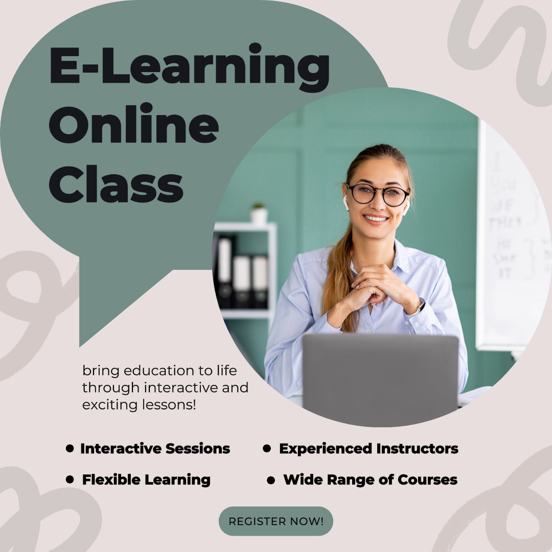 Poster Kreatif Pengumuman Tutor Online tentang Lumpur Hijau Tua