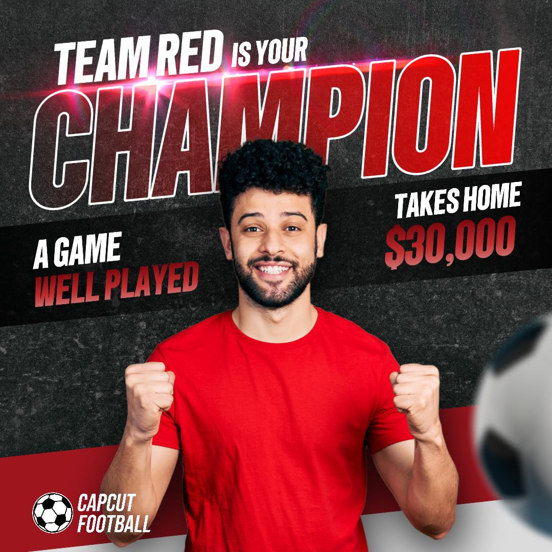 Template Sepak Bola - Juara Tema Merah