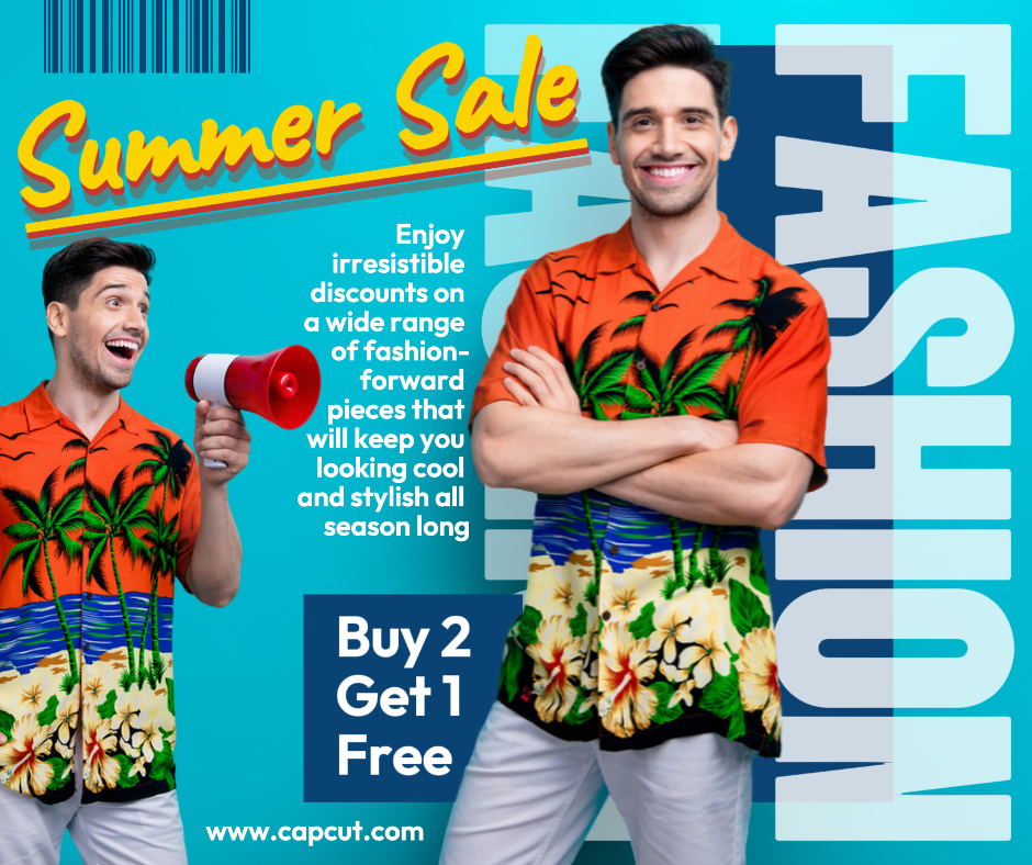 Venda de verão Marketing Poster promoção facebook post