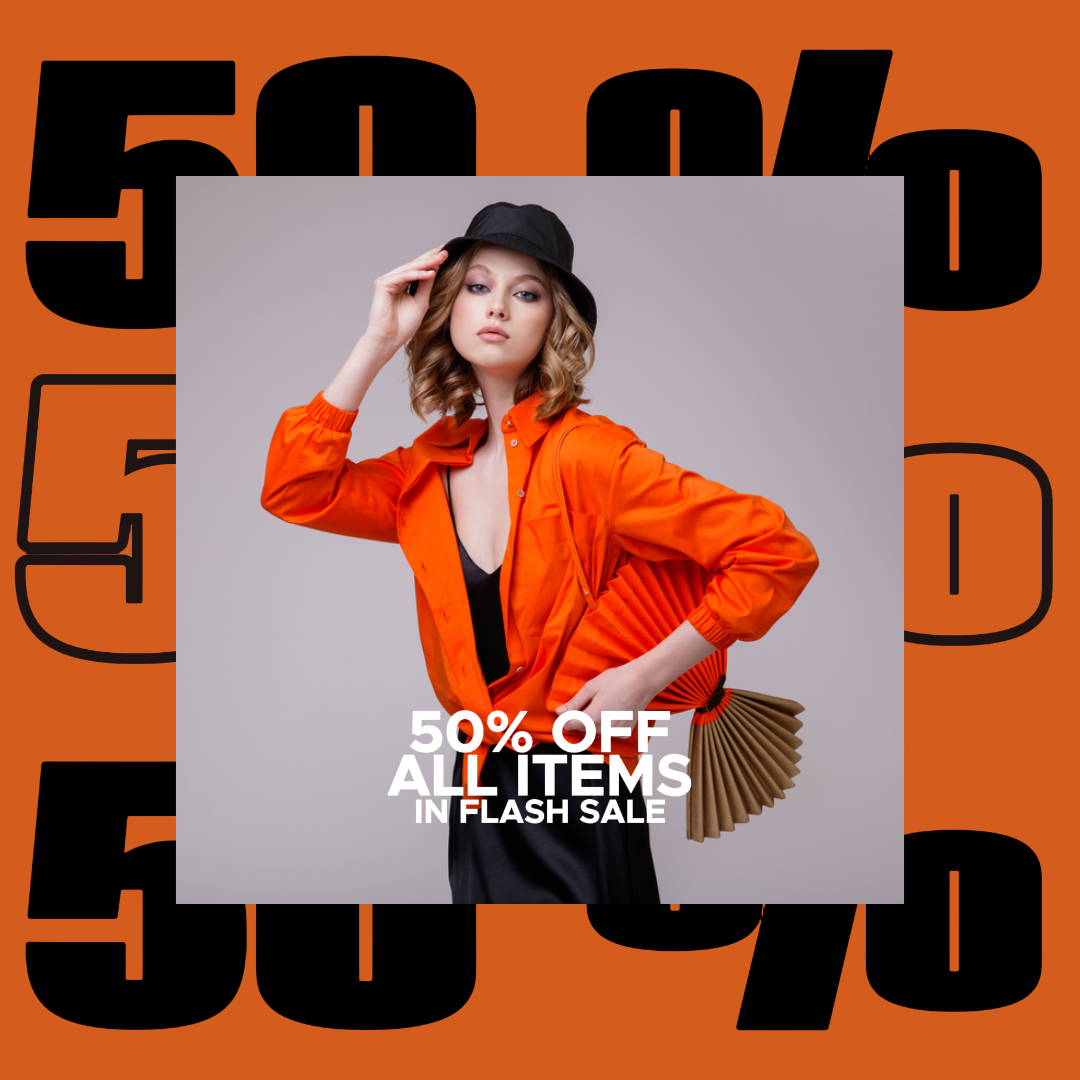 Promotion de la mode Vente flash Instagram Post