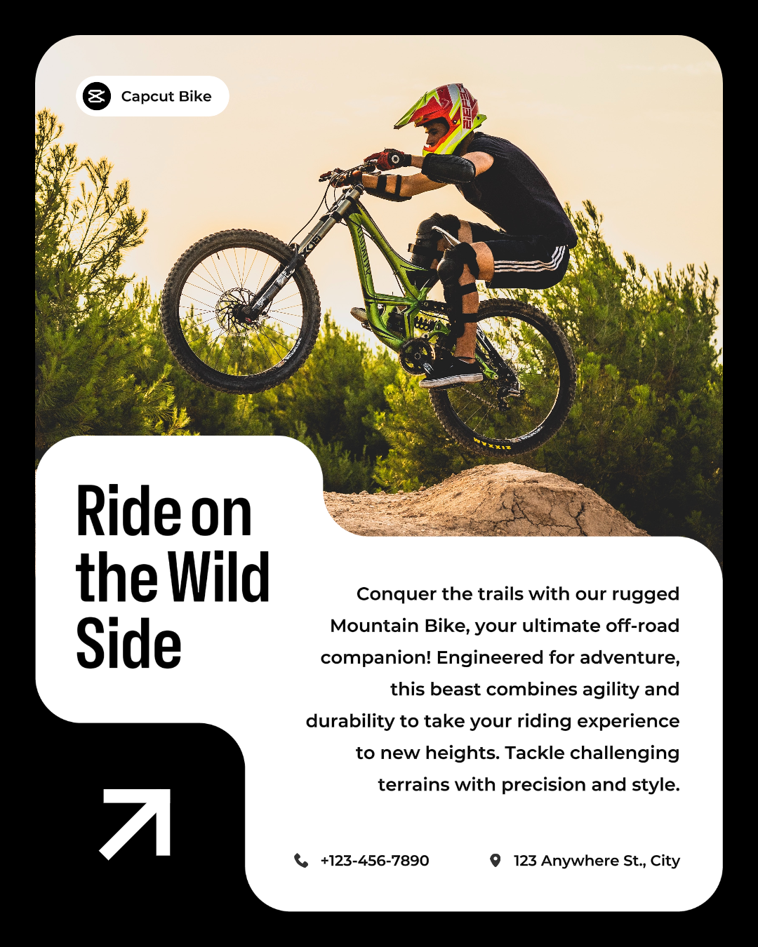 Portrait Instagram d'un autre produit de vélo de montagne