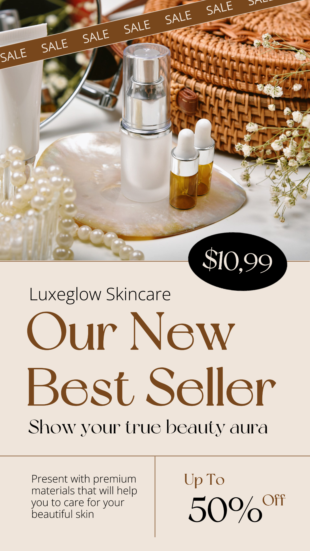 Hautpflege-Promotion Instagram Story