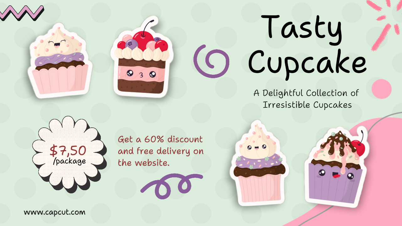 Food and Beverage CupCake Promotion