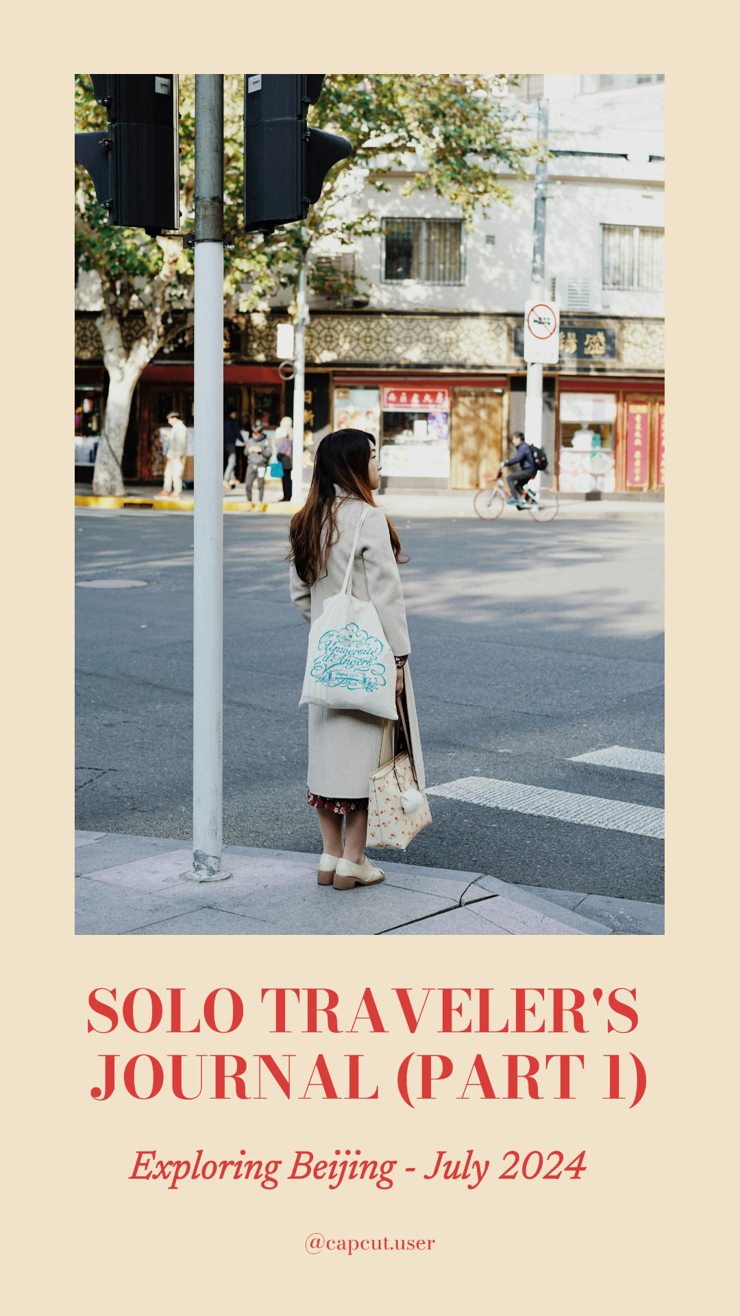 Tiktok Thumbnail Vlog Solo Traveler