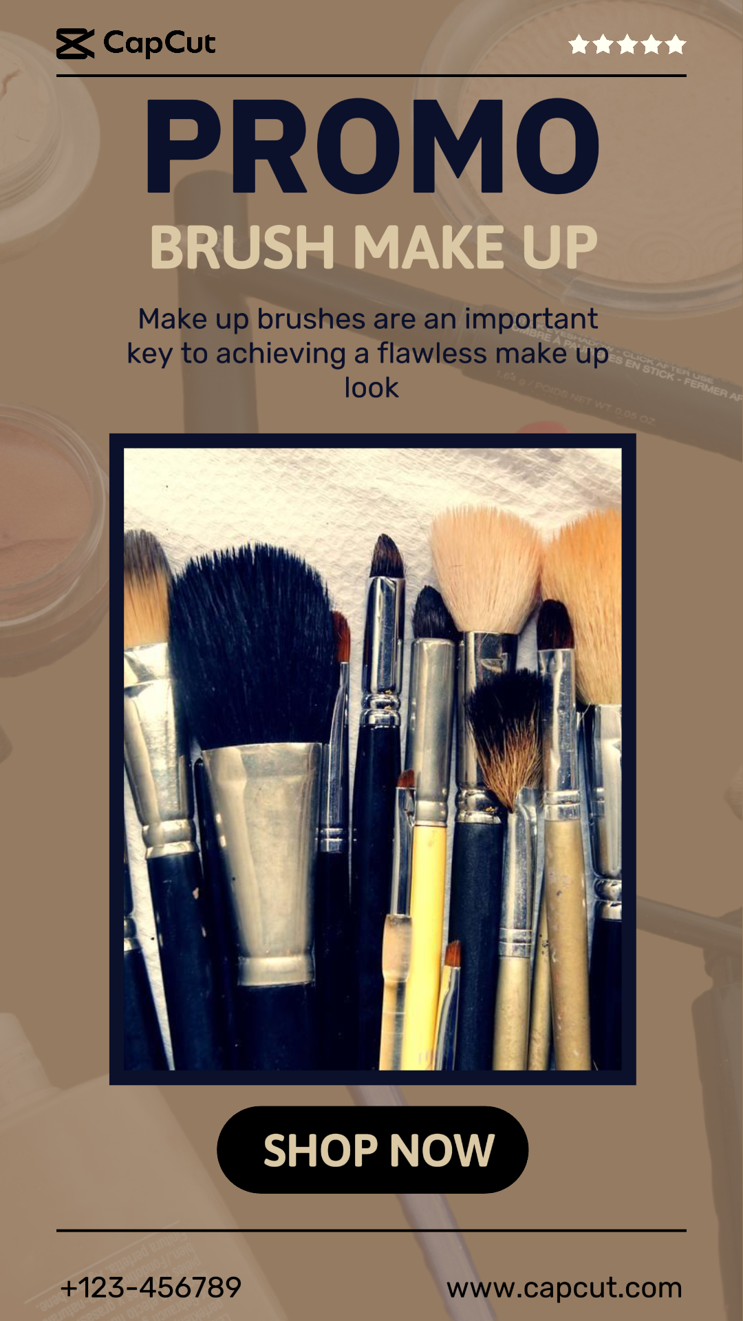 Brush Make Up Promotion Instagram Story