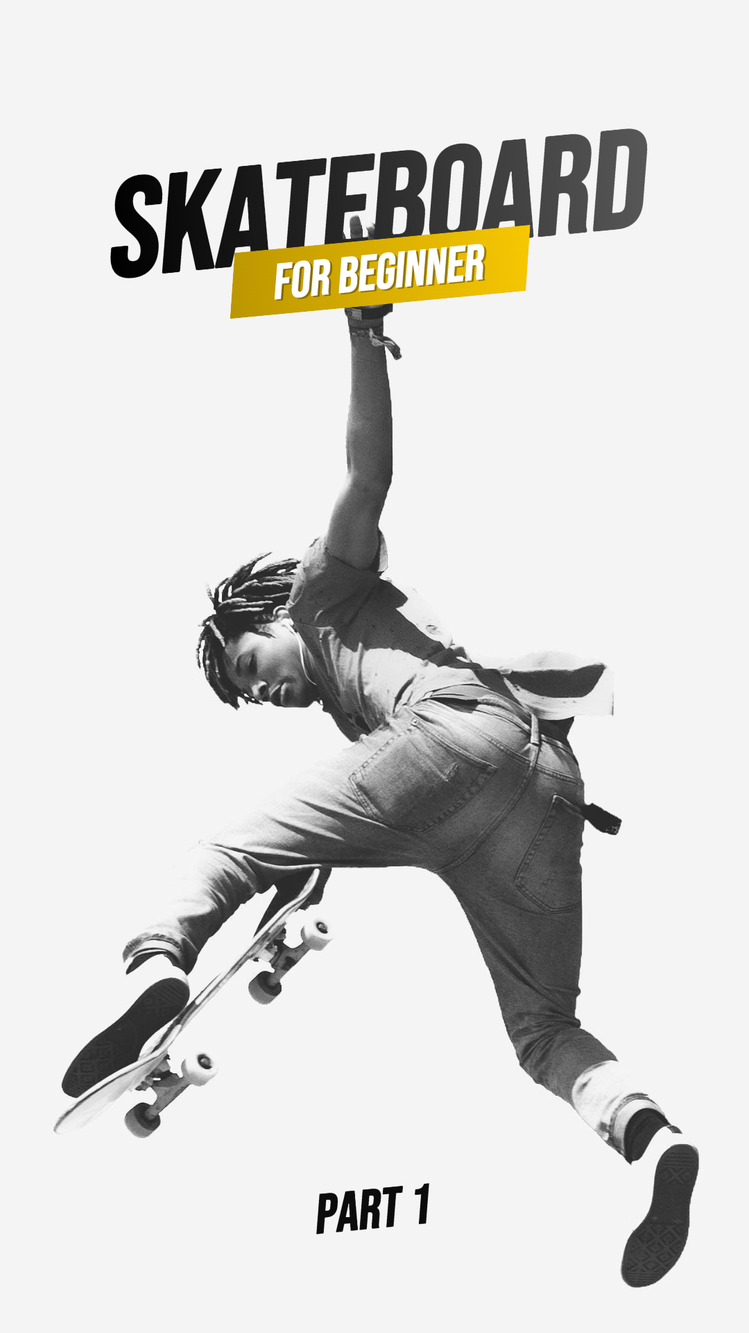 9:16 Youtube Thumbnail - Learning Skateboard