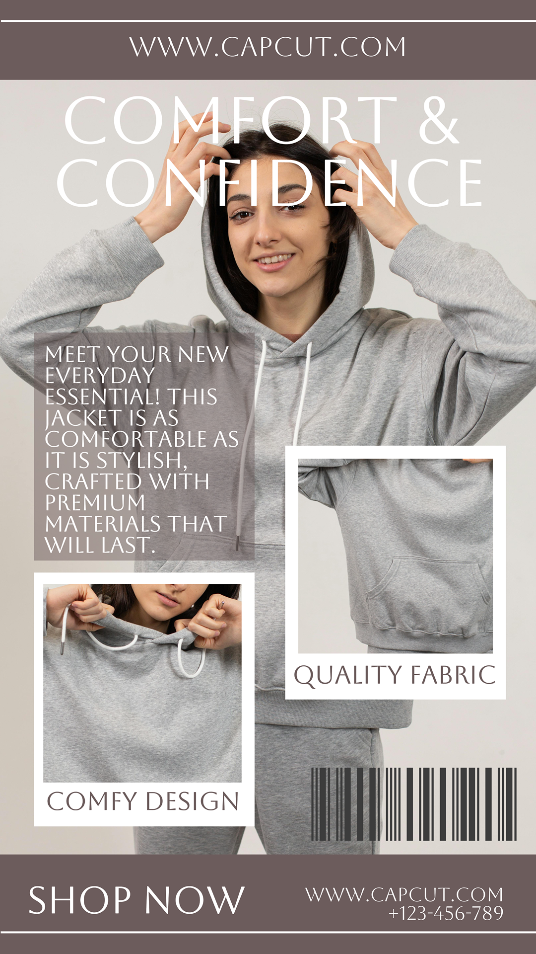 의류 및 신발 마케팅 포스터 인스타그램 게시물 여성 패션