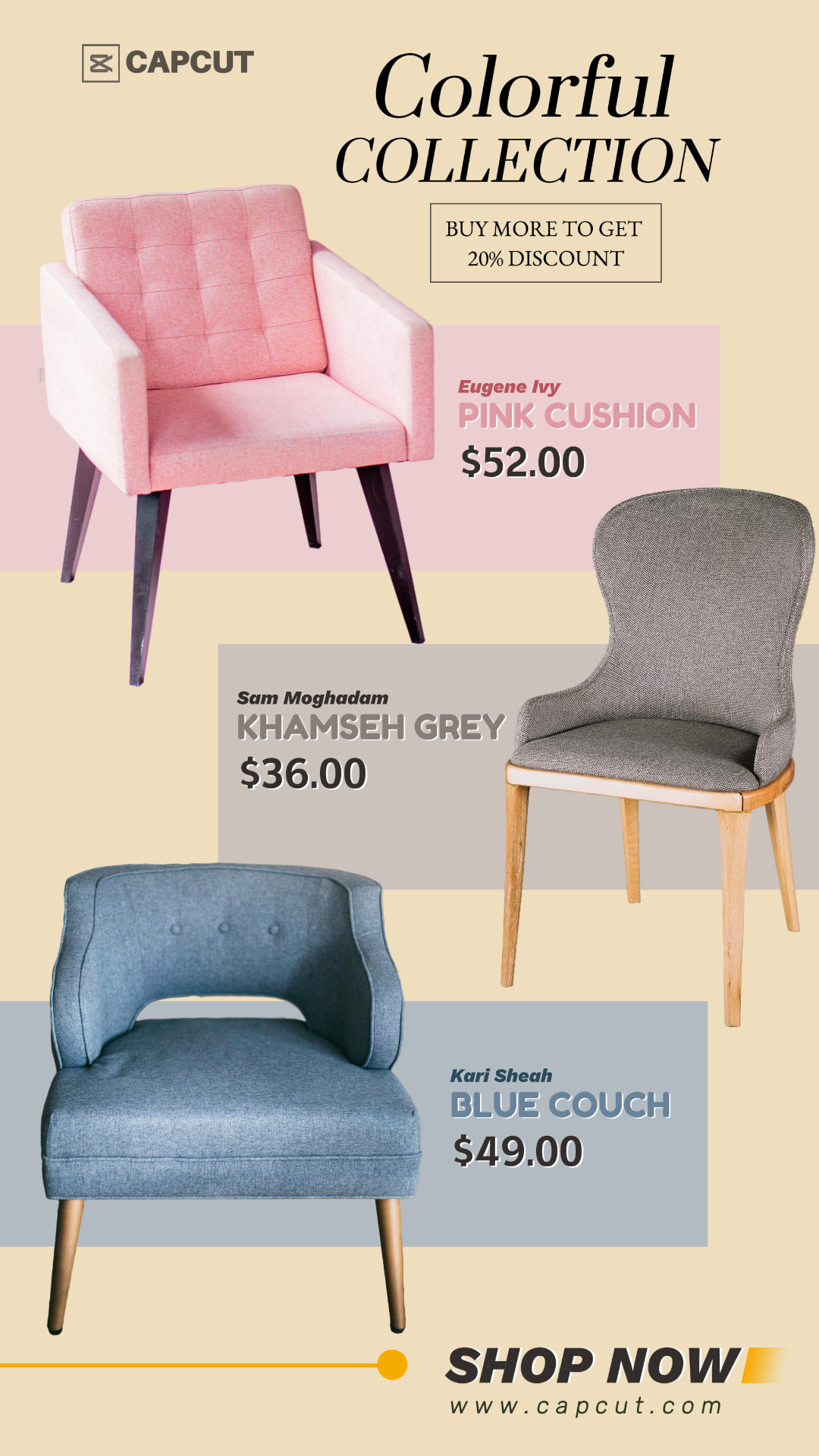 FURNITURE - KOLEKSI BERWARNA