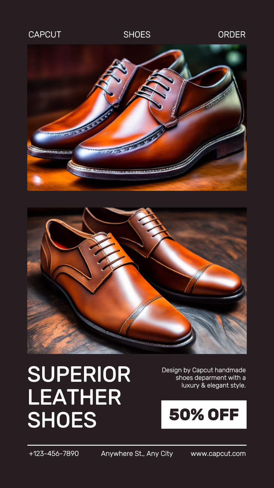 Fashion Man Leather Shoes Sale Promotion TikTok