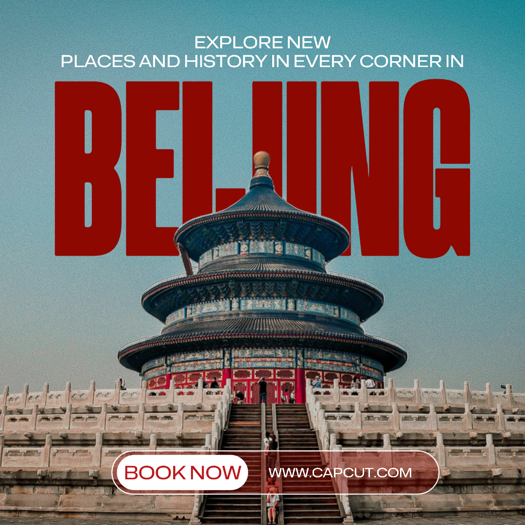 여행 마케팅 포스터 인스타 포스트 베이징