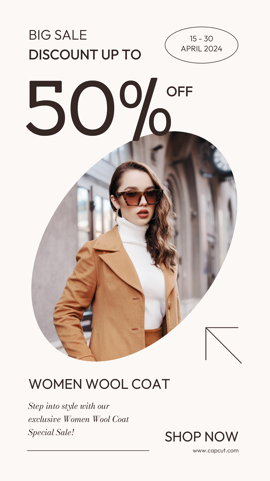 Clothing and Shoes Streetwear Sale Minimalist Style Instagram Story