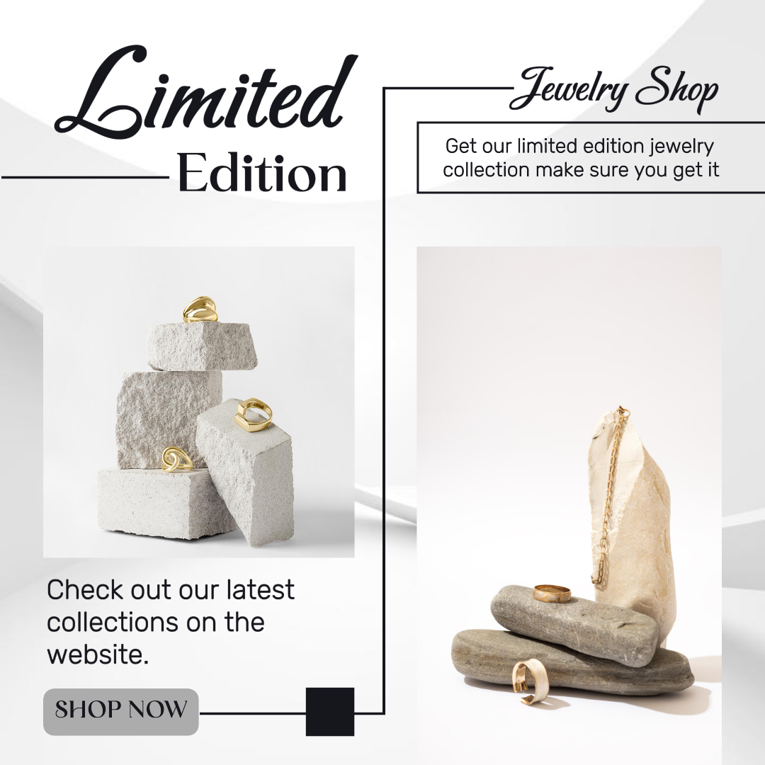 Joyas Y Accesorios Marketing Cartel Joyas Edición Limitada Instagram Post Minimalista