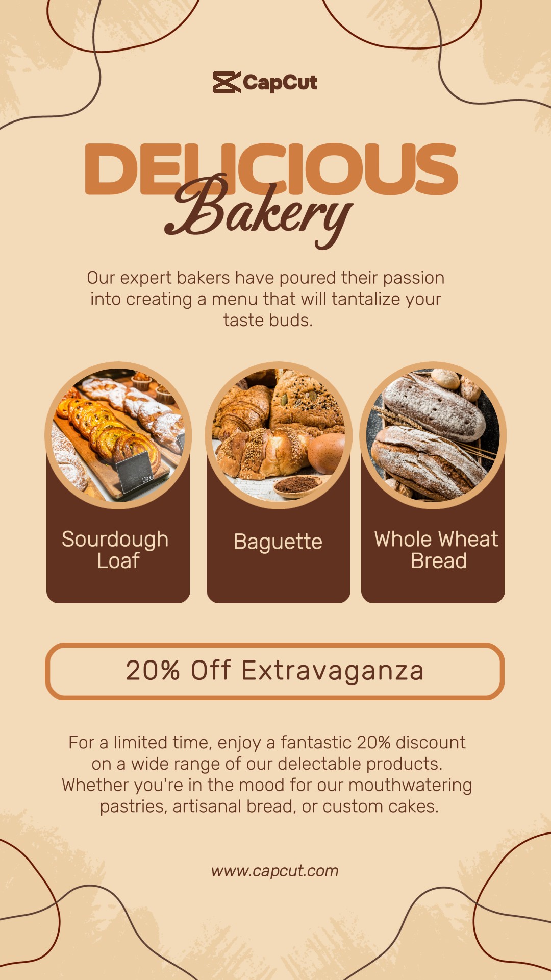 Delicious Bakery Product Display