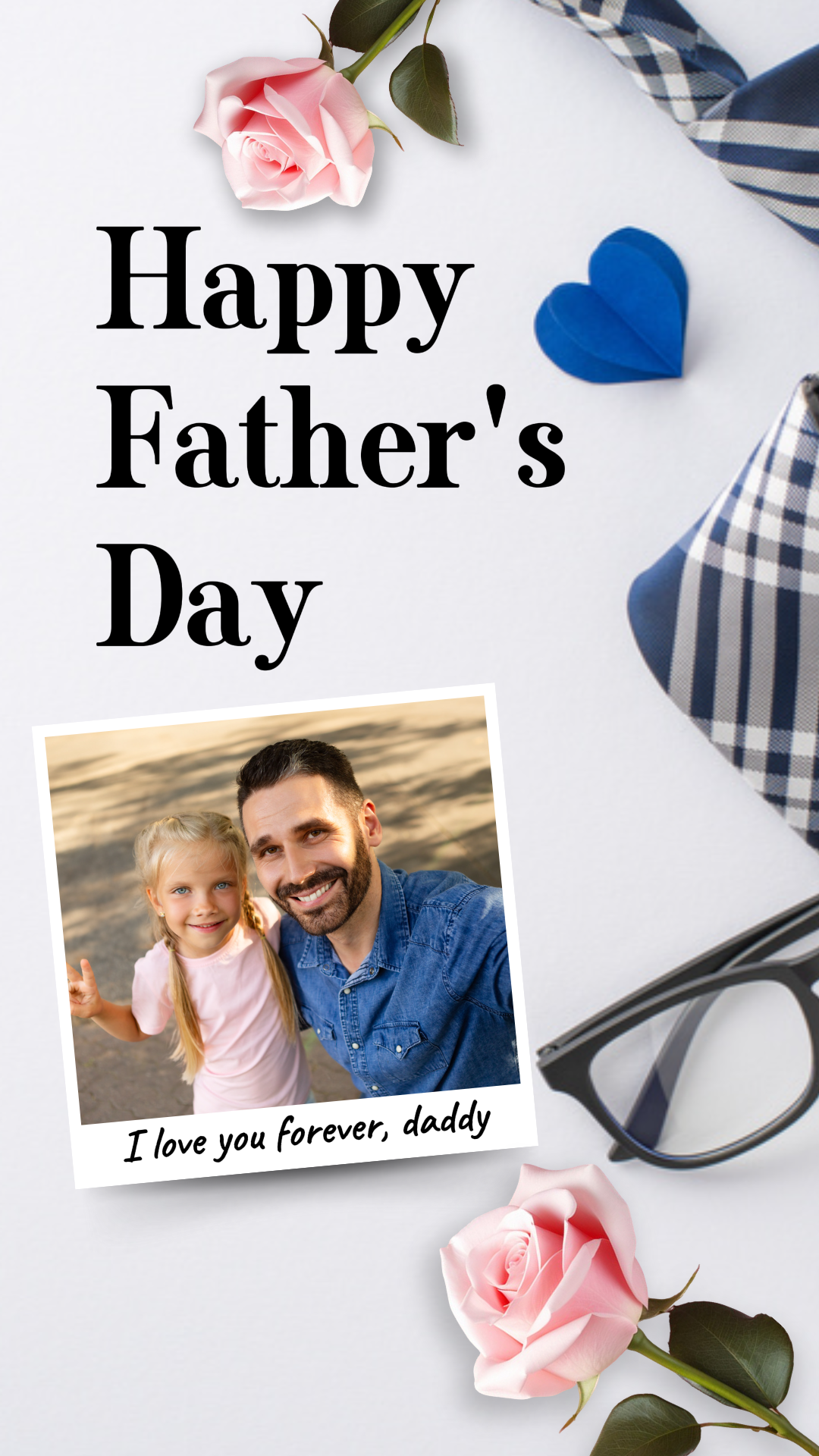 Kreatives Poster zum Vatertag TikTok