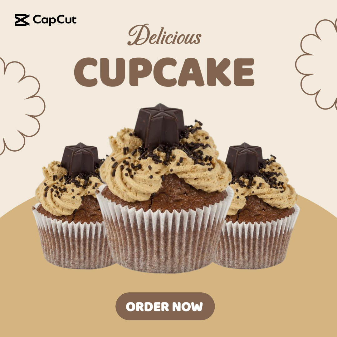Delicious Cupcake Promotion for Instagram Post