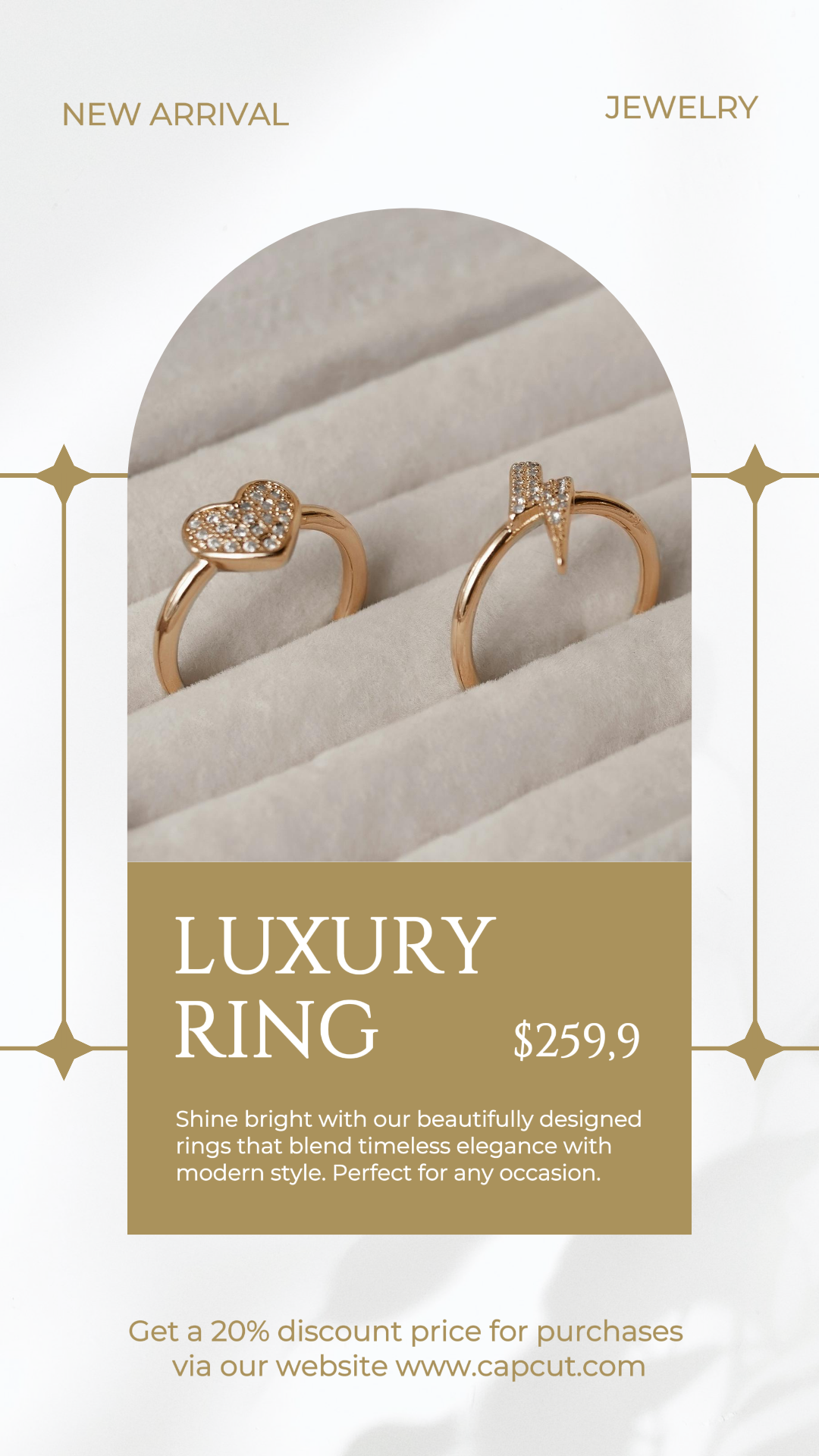 Promoção de Venda de Jóias e Acessórios Instagram Story