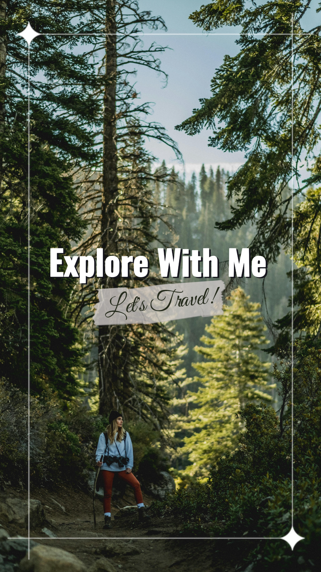 Tiktok thumbnail travel explore with me