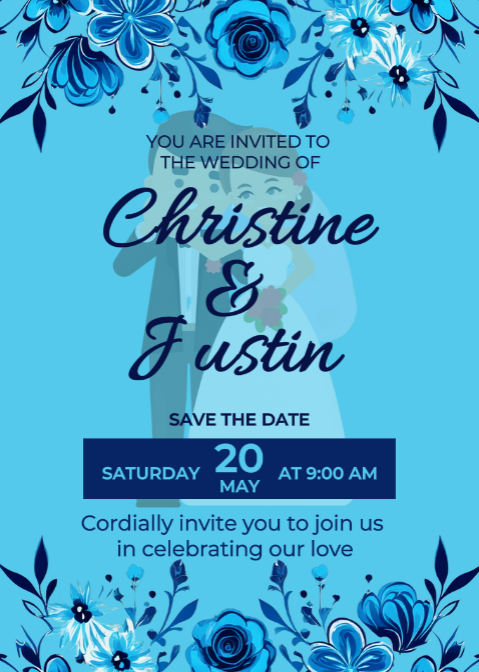 Undangan Pesta Pernikahan Non-pemasaran