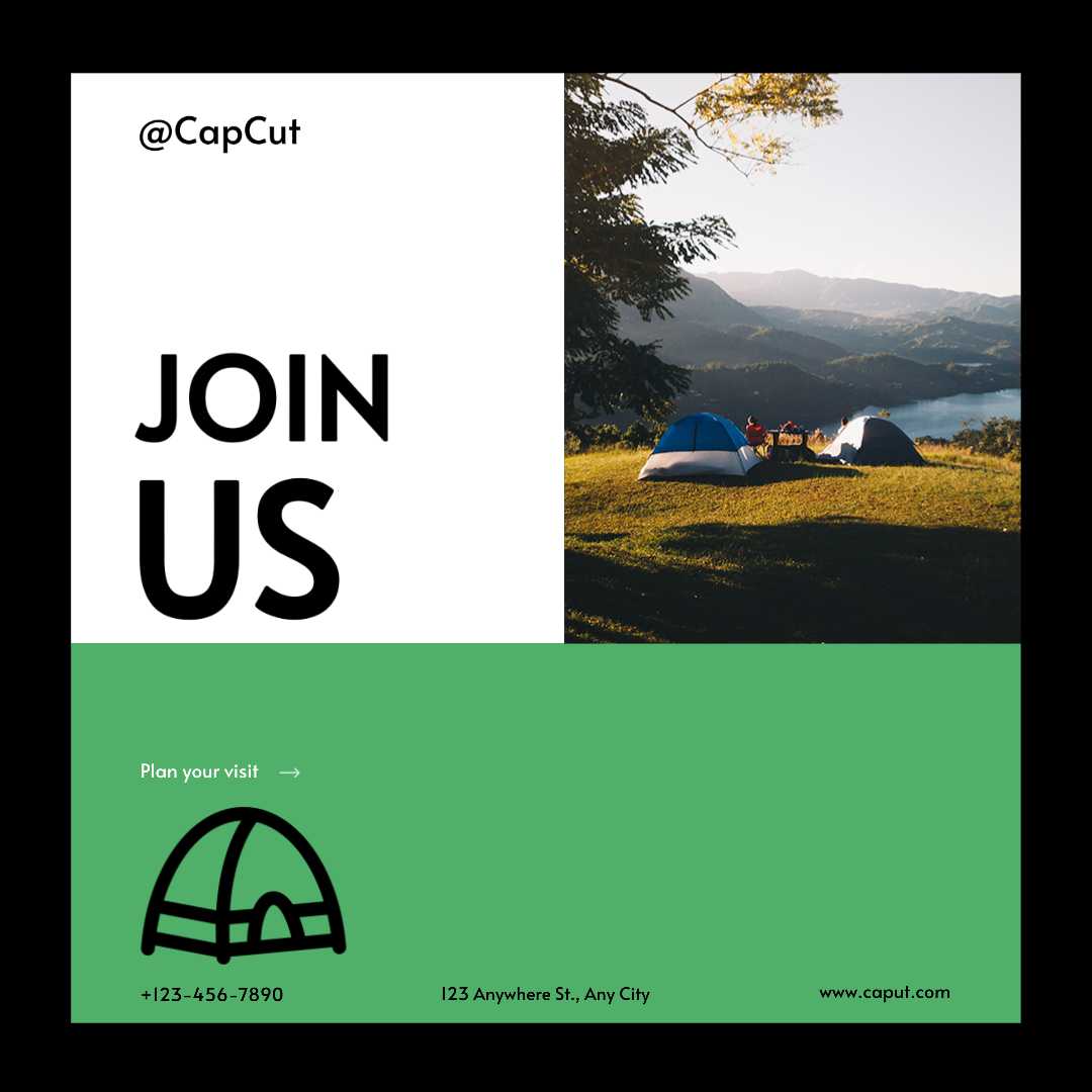 Entretenimento Camping display minimalista 