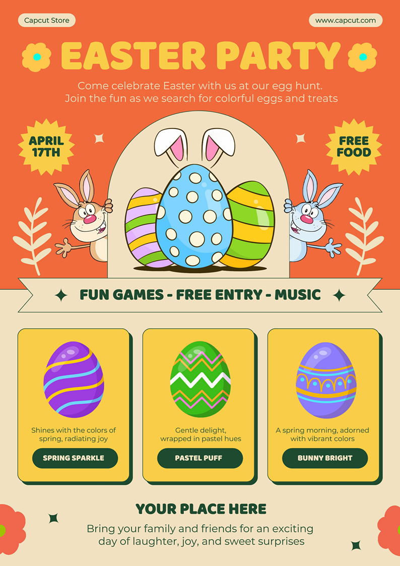 Feliz Pascua Huevo Caza Volante 